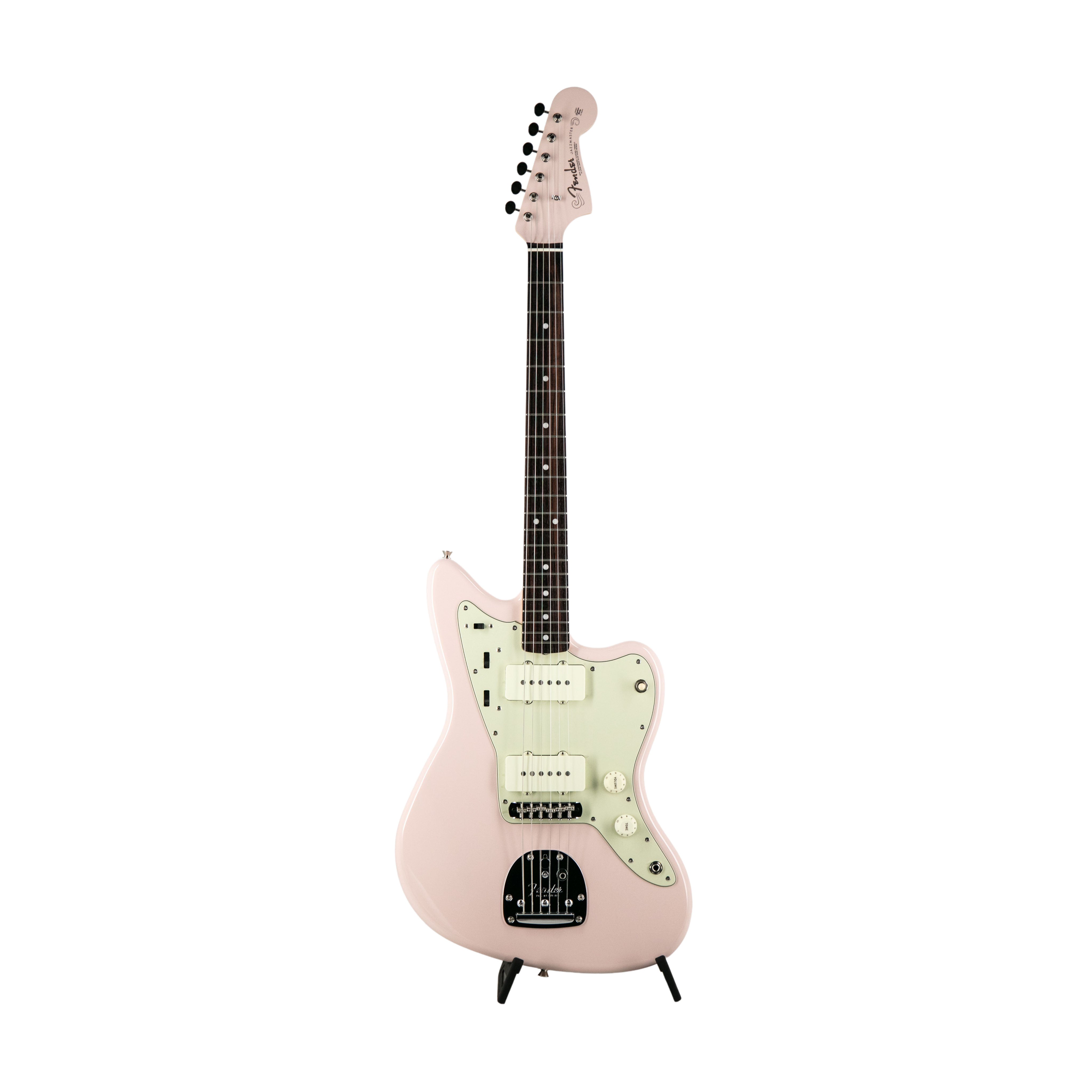 Fender FSR Collection Traditional 60s Jazzmaster Electric Guitar, RW FB, Shell Pink
