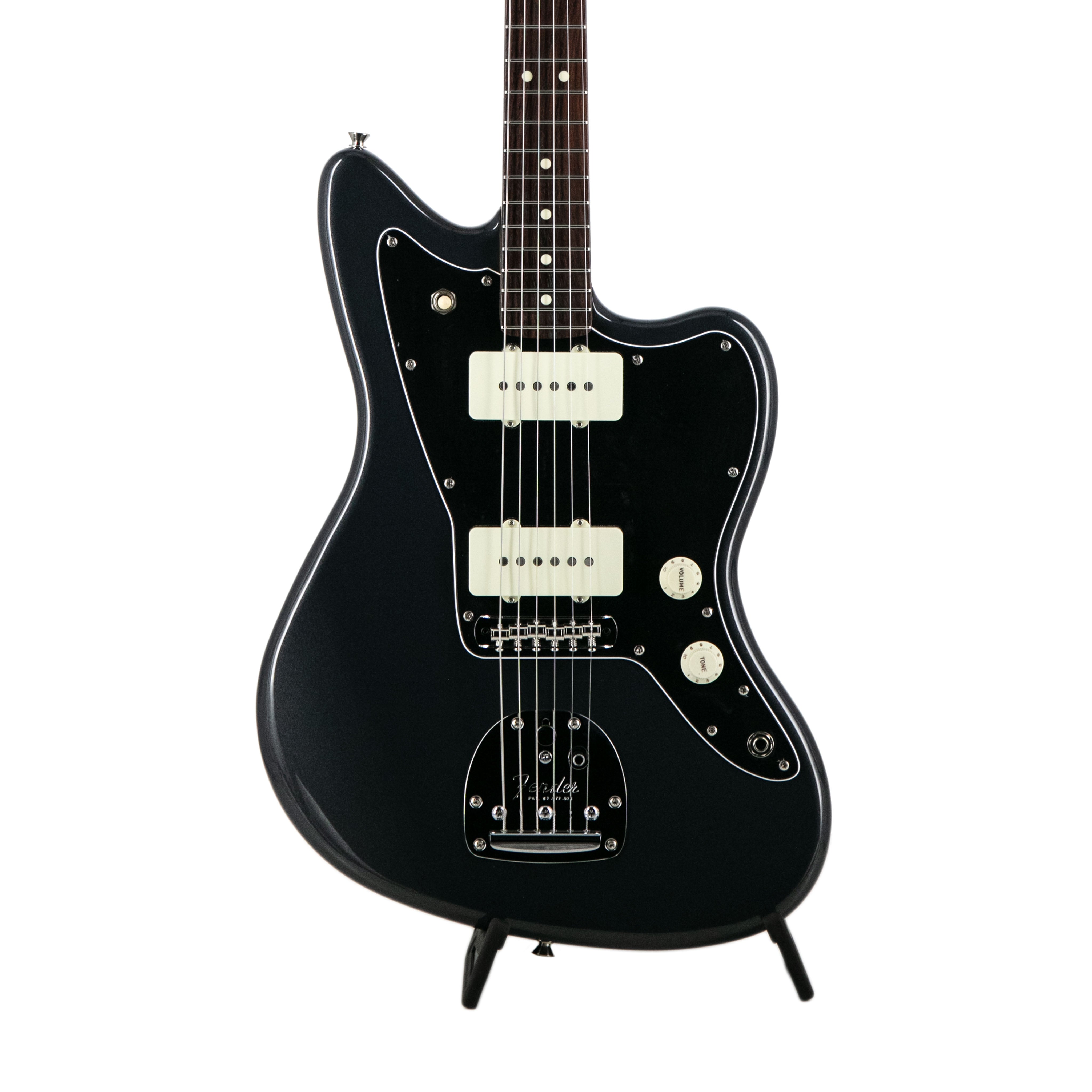 Fender FSR Collection Hybrid II Jazzmaster Electric Guitar, RW FB, Charcoal Frost Metallic | Zoso Music Sdn Bhd
