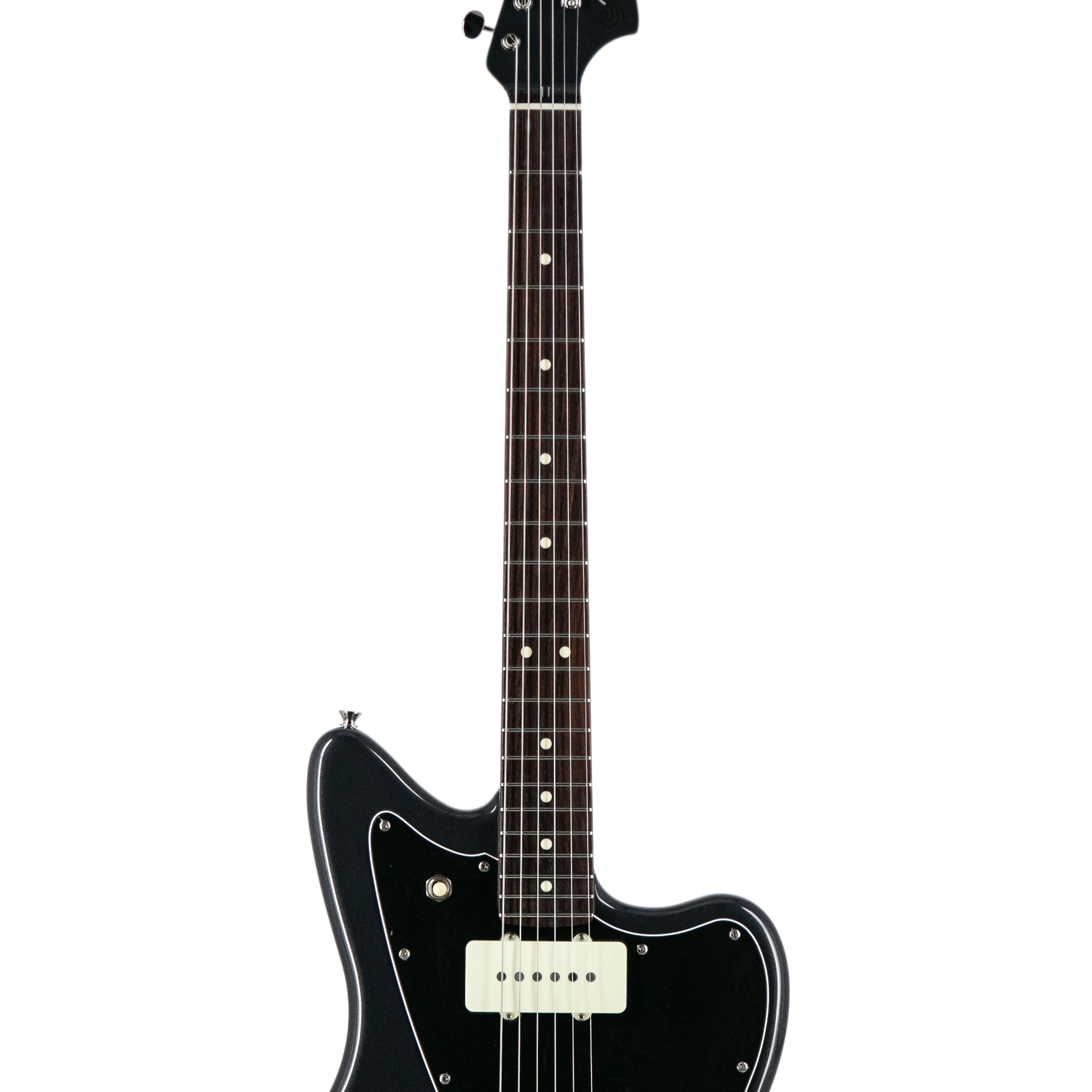 Fender FSR Collection Hybrid II Jazzmaster Electric Guitar, RW FB, Charcoal Frost Metallic |  FENDER |  ELECTRIC GUITAR |  Zoso Music