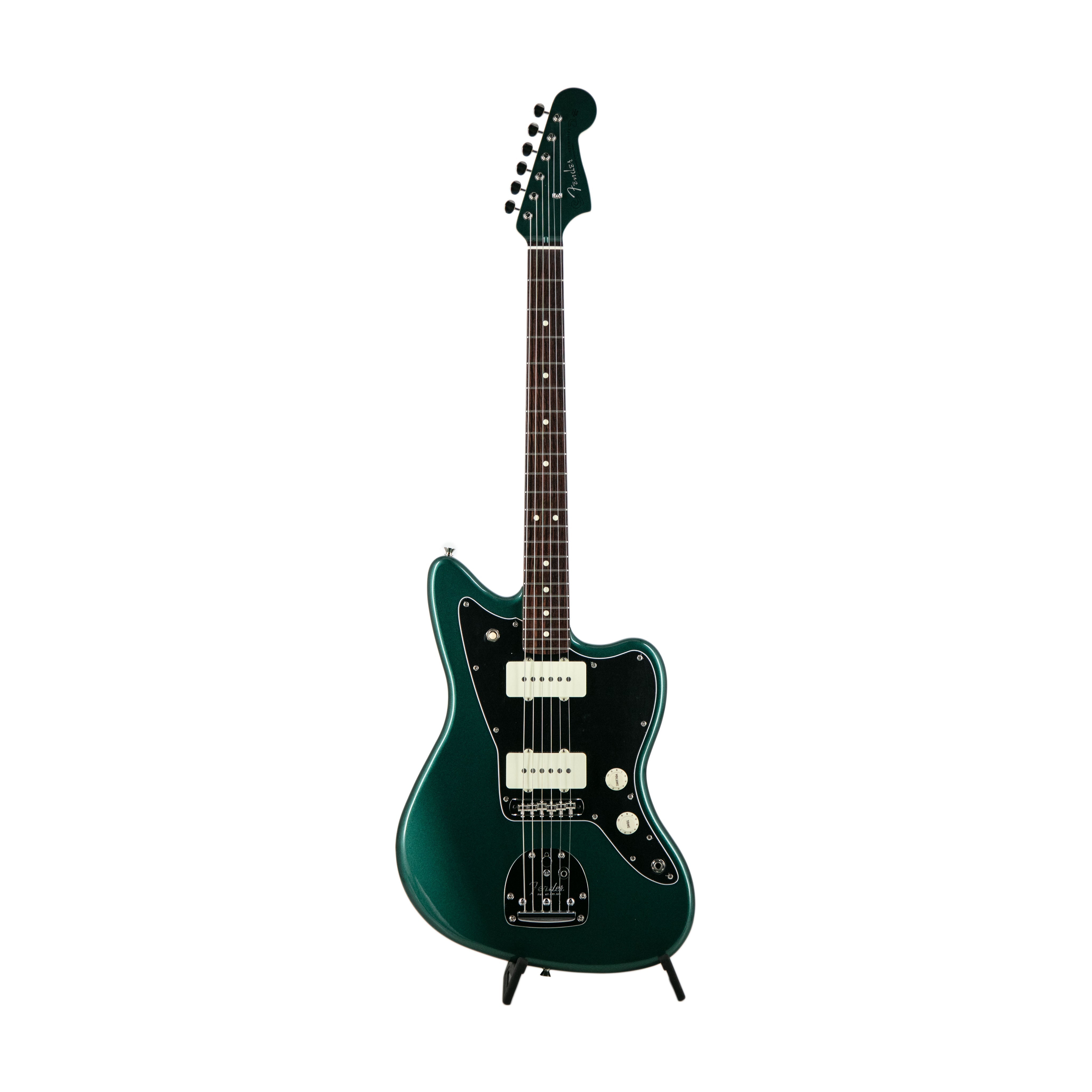 Fender FSR Collection Hybrid II Jazzmaster Electric Guitar, RW FB, Sherwood Green Metallic |  FENDER |  ELECTRIC GUITAR |  Zoso Music