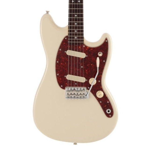 Fender Japan CHAR Signature Mustang Electric Guitar, RW FB, Olympic White