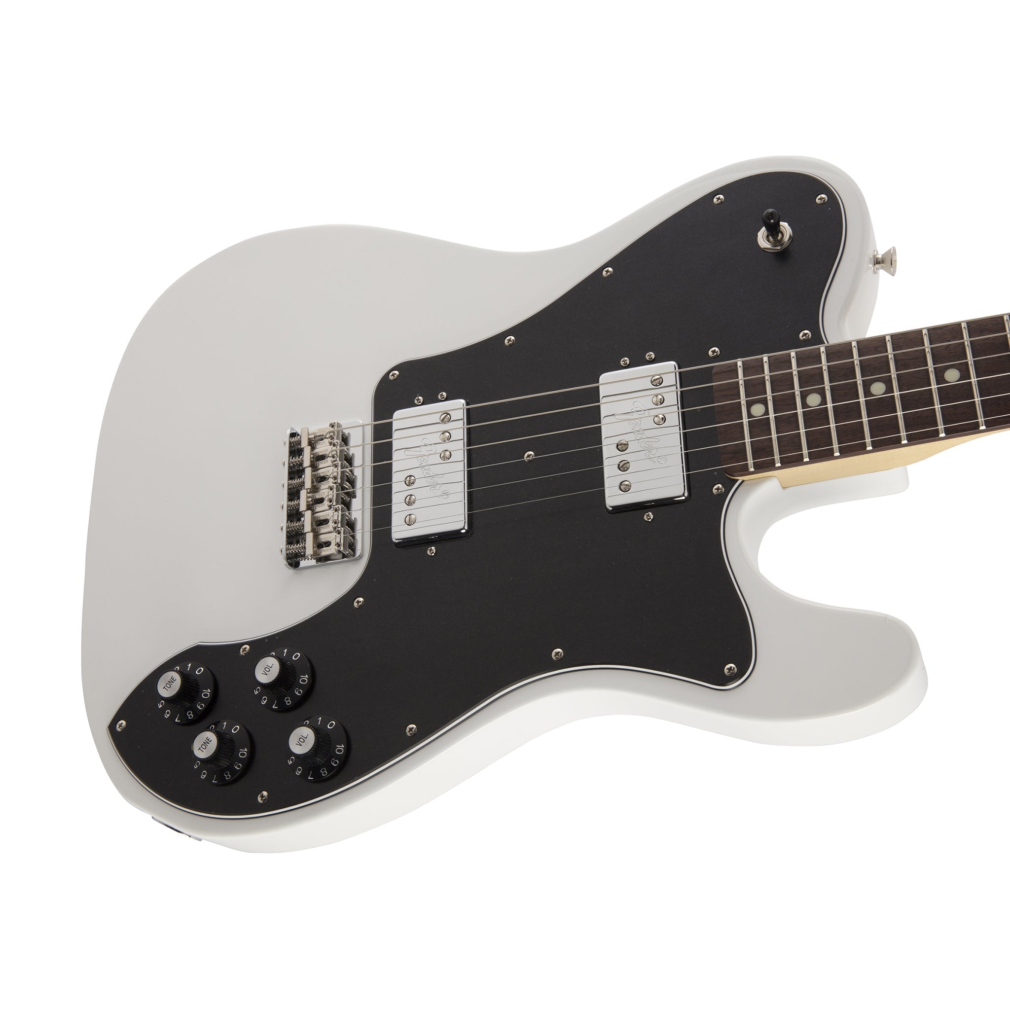 Fender Japan Hybrid Telecaster Deluxe Electric Guitar, RW FB, Arctic White |  FENDER |  ELECTRIC GUITAR |  Zoso Music