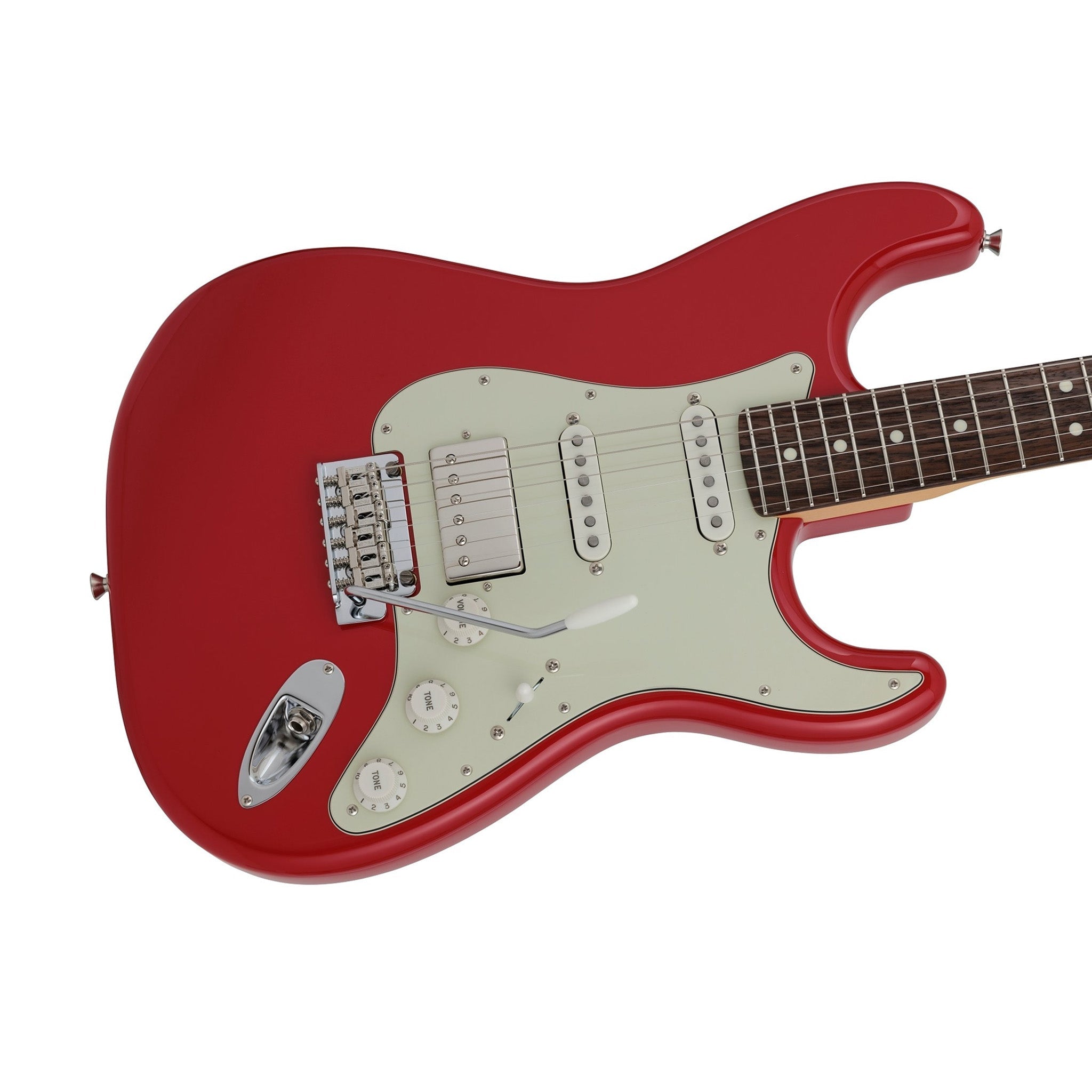 Fender Japan Hybrid II Stratocaster HSS Electric Guitar, RW FB, Modena Red |  FENDER |  ELECTRIC GUITAR |  Zoso Music