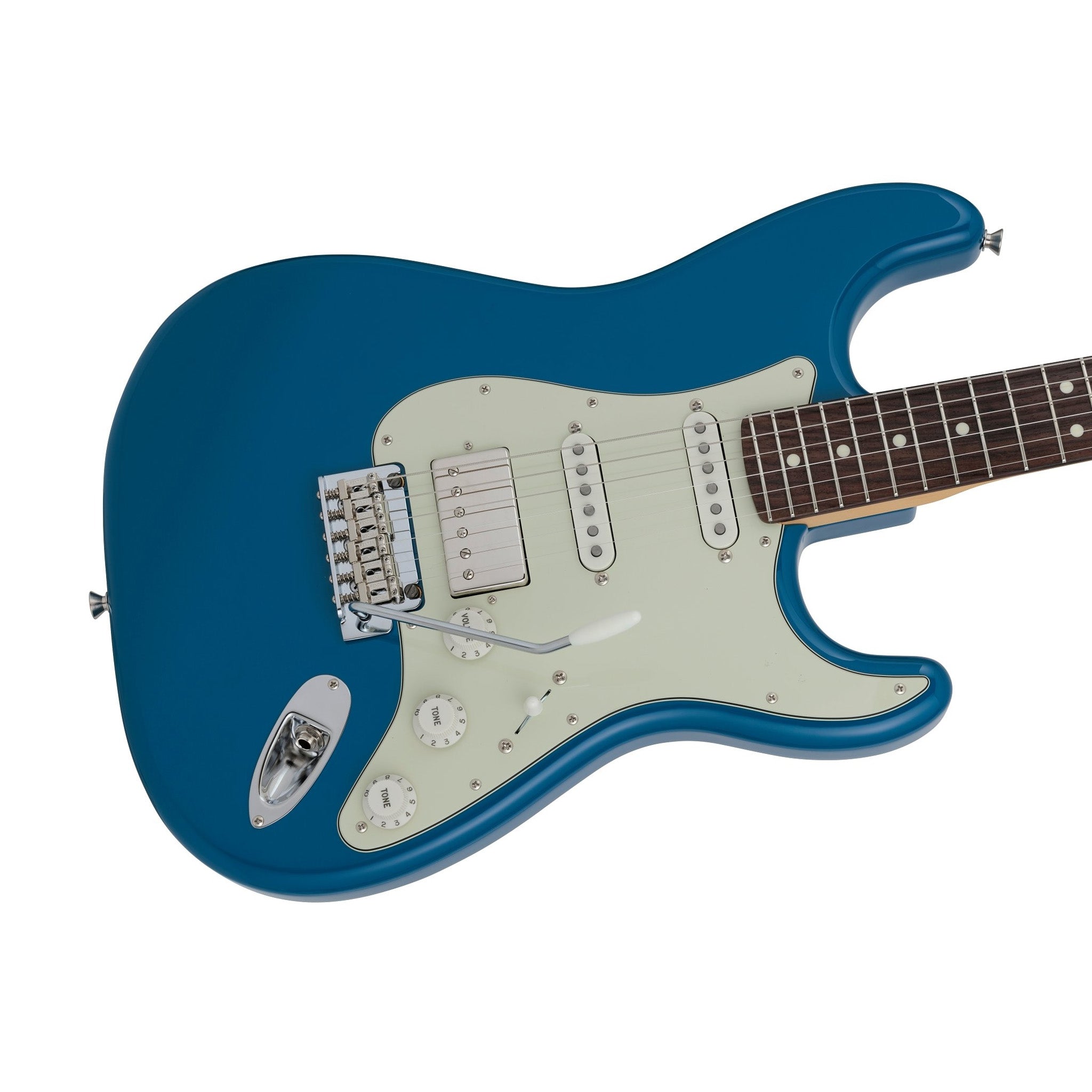 Fender Japan Hybrid II Stratocaster HSS Electric Guitar, RW FB, Forest Blue |  FENDER |  ELECTRIC GUITAR |  Zoso Music