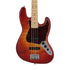Fender Japan Hybrid II Jazz Bass Guitar, Maple FB, Flame Sunset Orange Transparent | Zoso Music Sdn Bhd