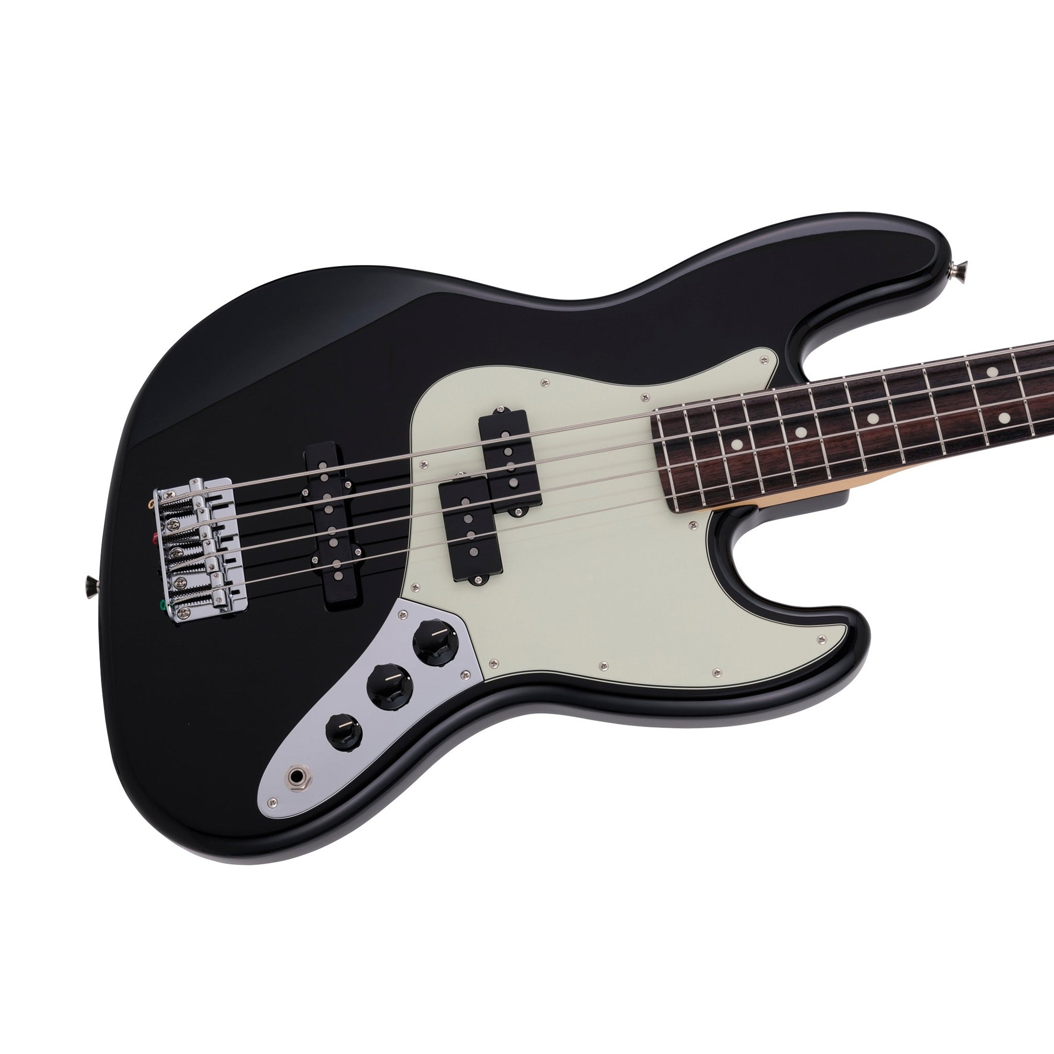 Fender Japan Hybrid II Jazz Bass PJ Guitar, RW FB, Black |  FENDER |  BASS GUITAR |  Zoso Music