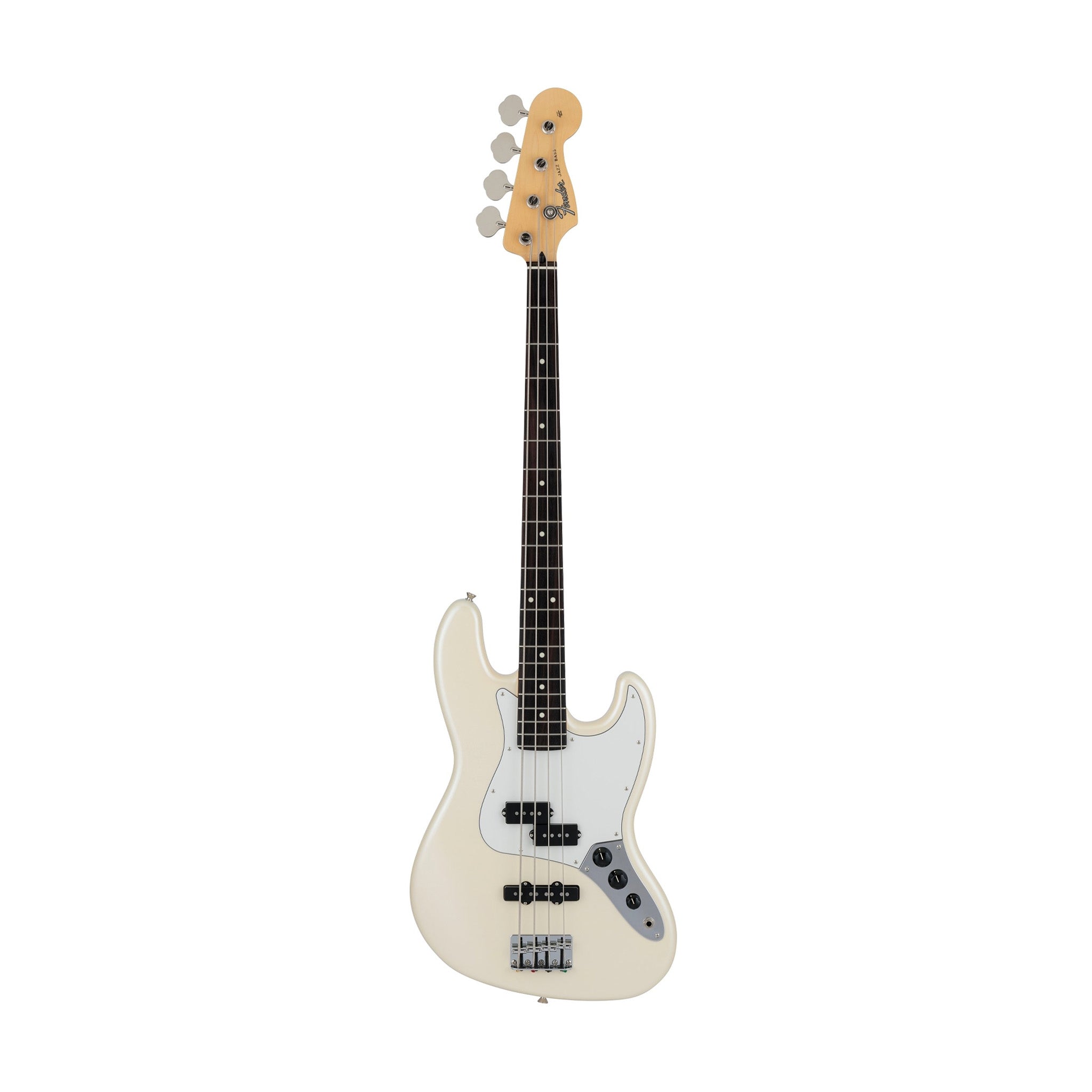 Fender Japan Hybrid II Jazz Bass PJ Guitar, RW FB, Olympic Pearl |  FENDER |  BASS GUITAR |  Zoso Music