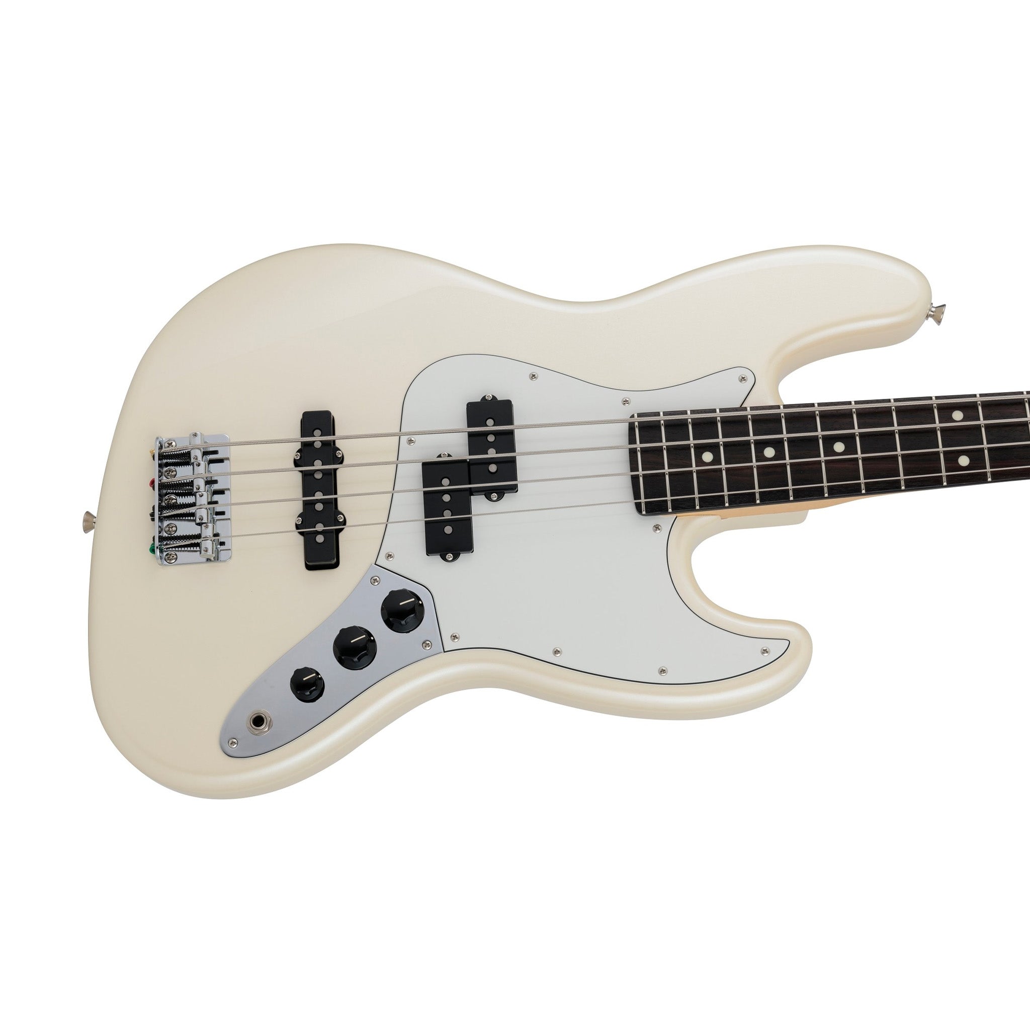 Fender Japan Hybrid II Jazz Bass PJ Guitar, RW FB, Olympic Pearl |  FENDER |  BASS GUITAR |  Zoso Music