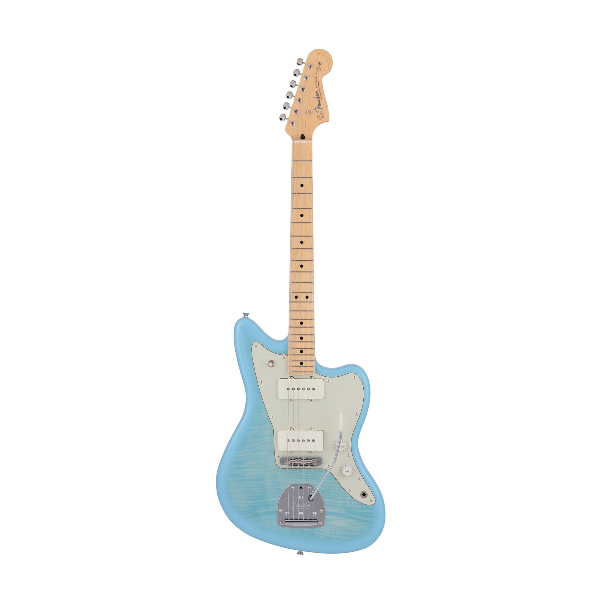 Fender Japan Hybrid II Jazzmaster Electric Guitar, Maple FB, Celeste Blue |  FENDER |  ELECTRIC GUITAR |  Zoso Music