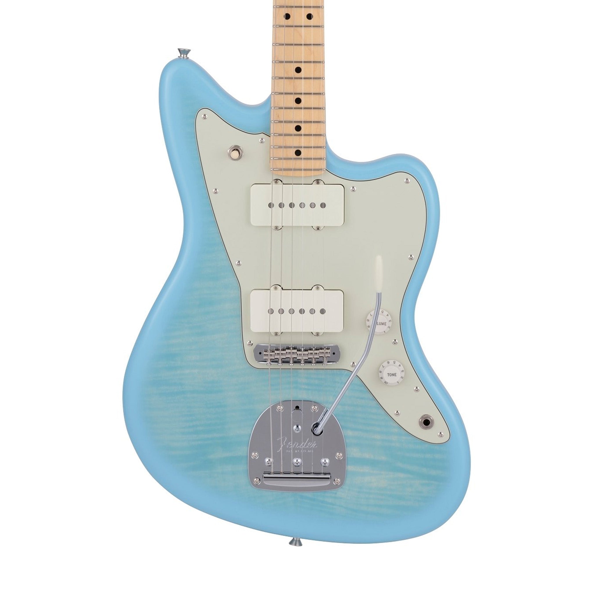 Fender Japan Hybrid II Jazzmaster Electric Guitar, Maple FB, Celeste Blue | Zoso Music Sdn Bhd