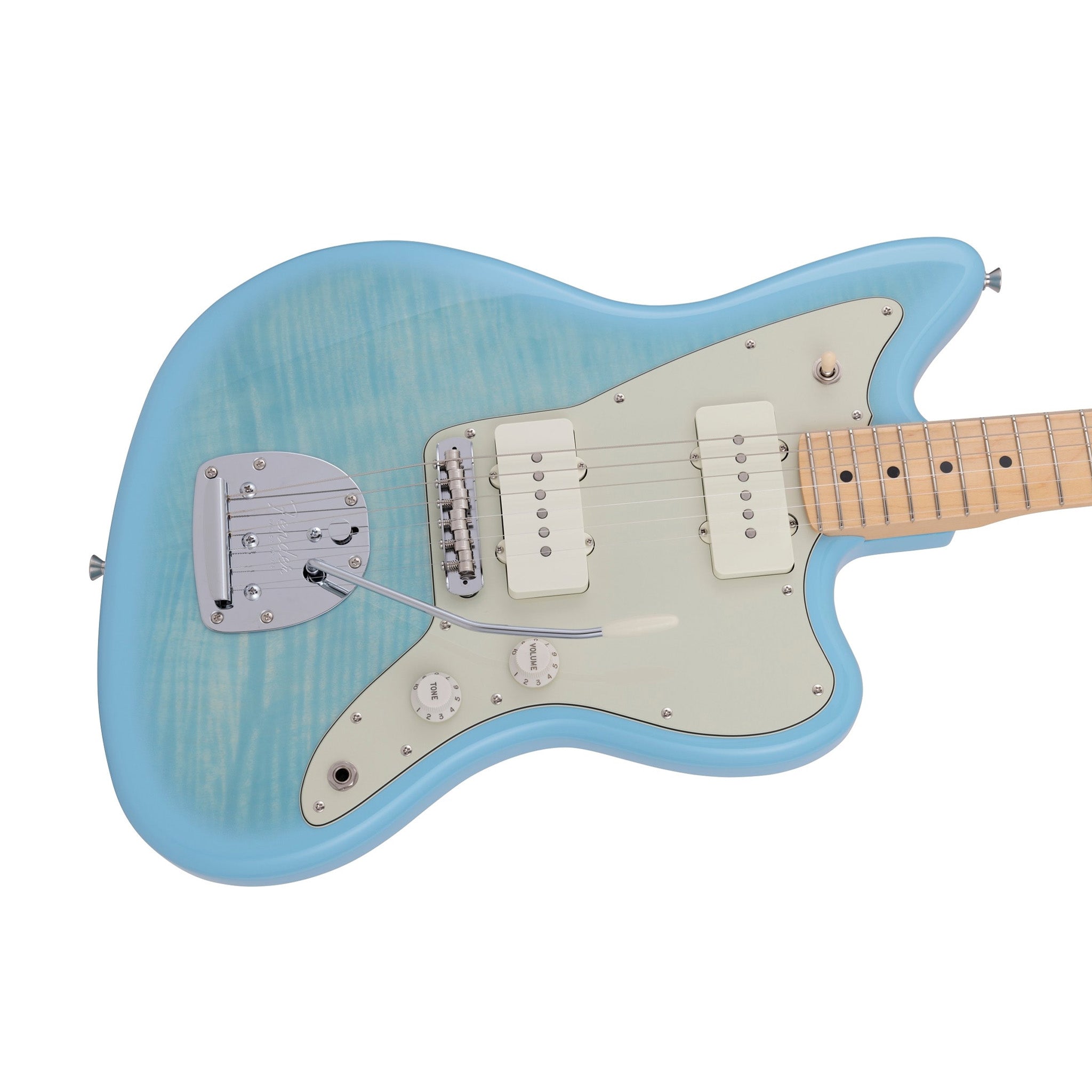 Fender Japan Hybrid II Jazzmaster Electric Guitar, Maple FB, Celeste Blue |  FENDER |  ELECTRIC GUITAR |  Zoso Music