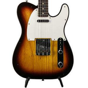 Fender Custom Shop 1959 Telecaster Journeyman Relic Guitar, Faded Aged Chocolate 3-Color Sunburst | Zoso Music Sdn Bhd