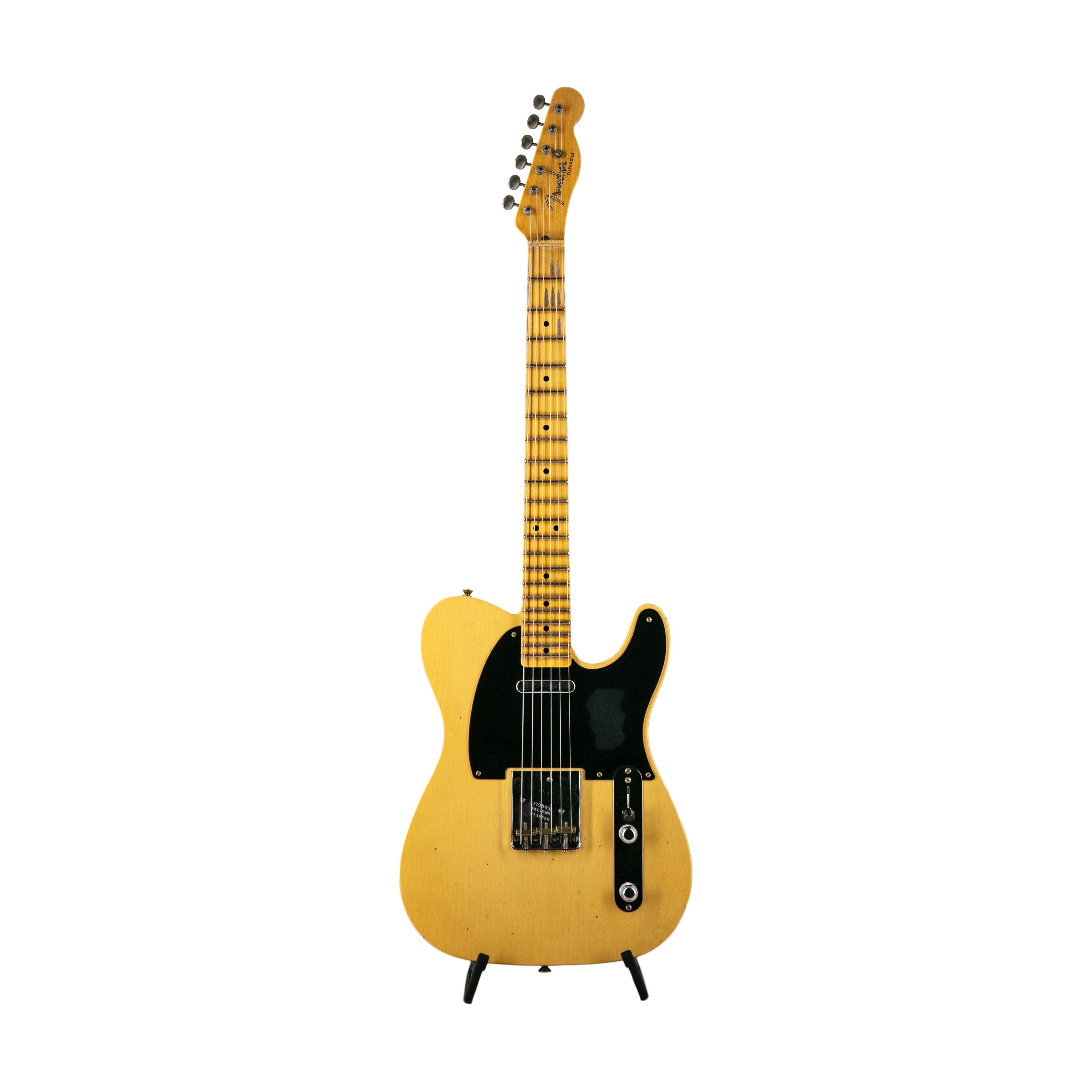 Fender Custom Shop 52 Telecaster Journeyman Relic Electric Guitar, Aged Nocaster Blonde |  FENDER |  ELECTRIC GUITAR |  Zoso Music