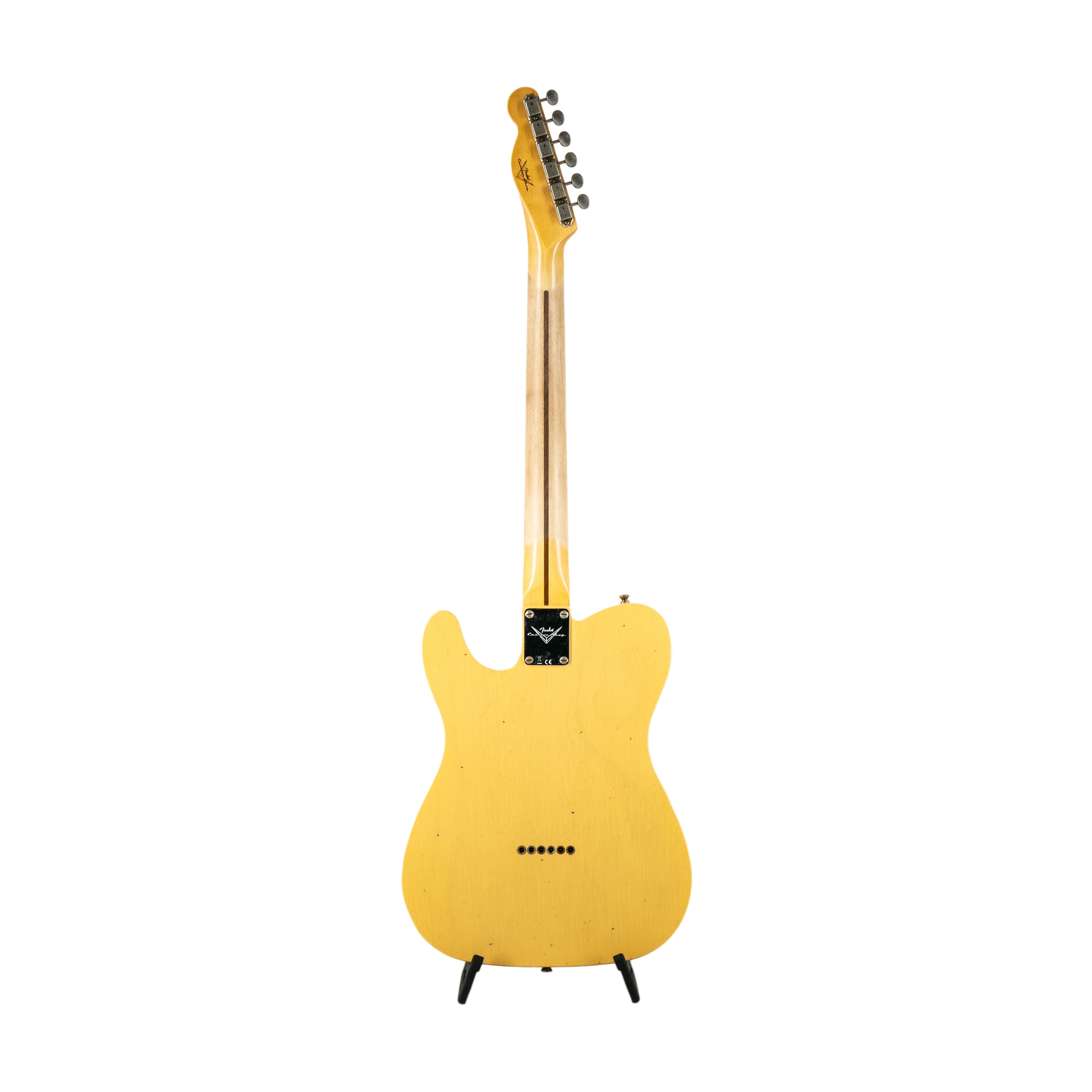 Fender Custom Shop 52 Telecaster Journeyman Relic Electric Guitar, Aged Nocaster Blonde