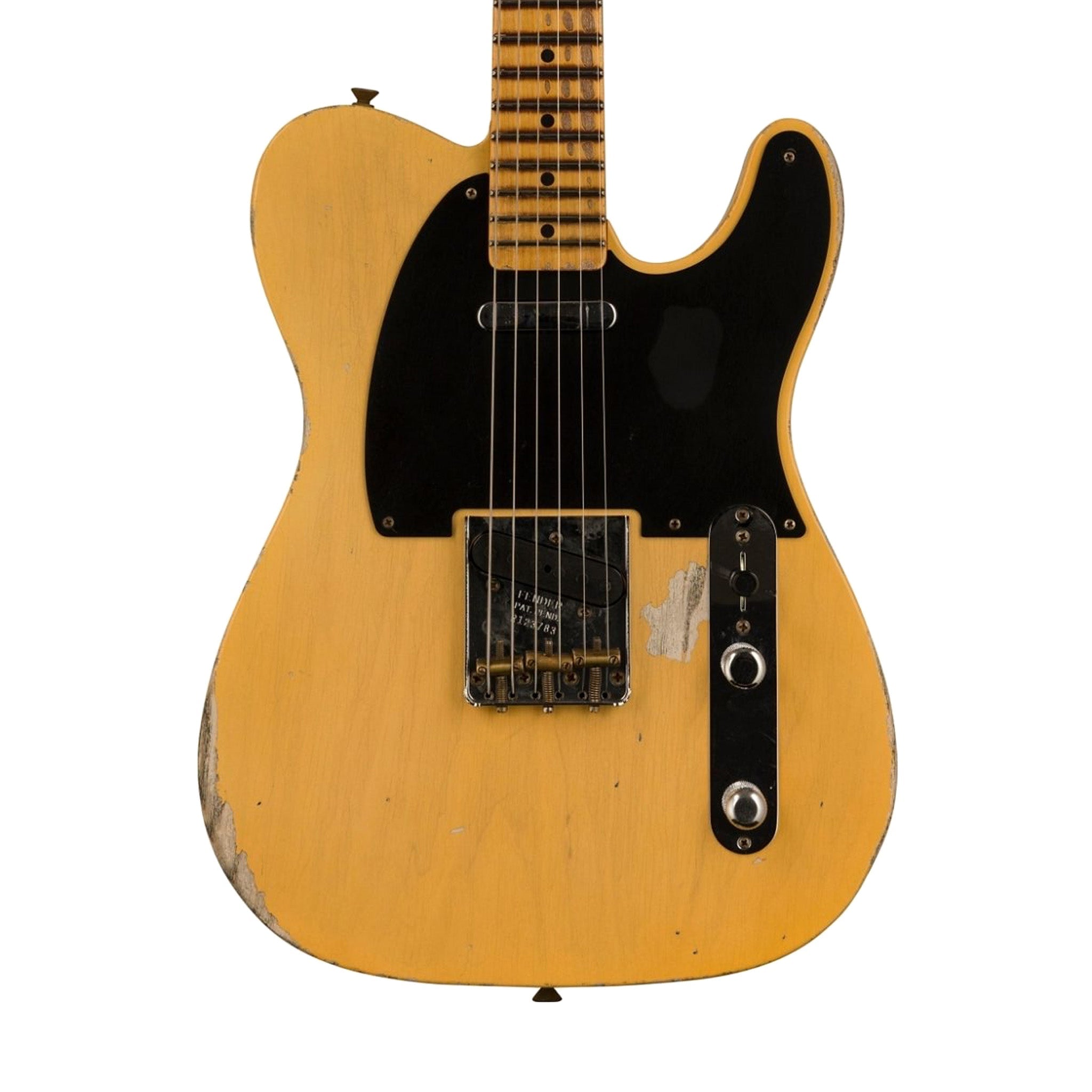 Fender Custom Shop Limited Edition 1953 Telecaster Heavy Relic, Aged Nocaster Blonde | Zoso Music Sdn Bhd