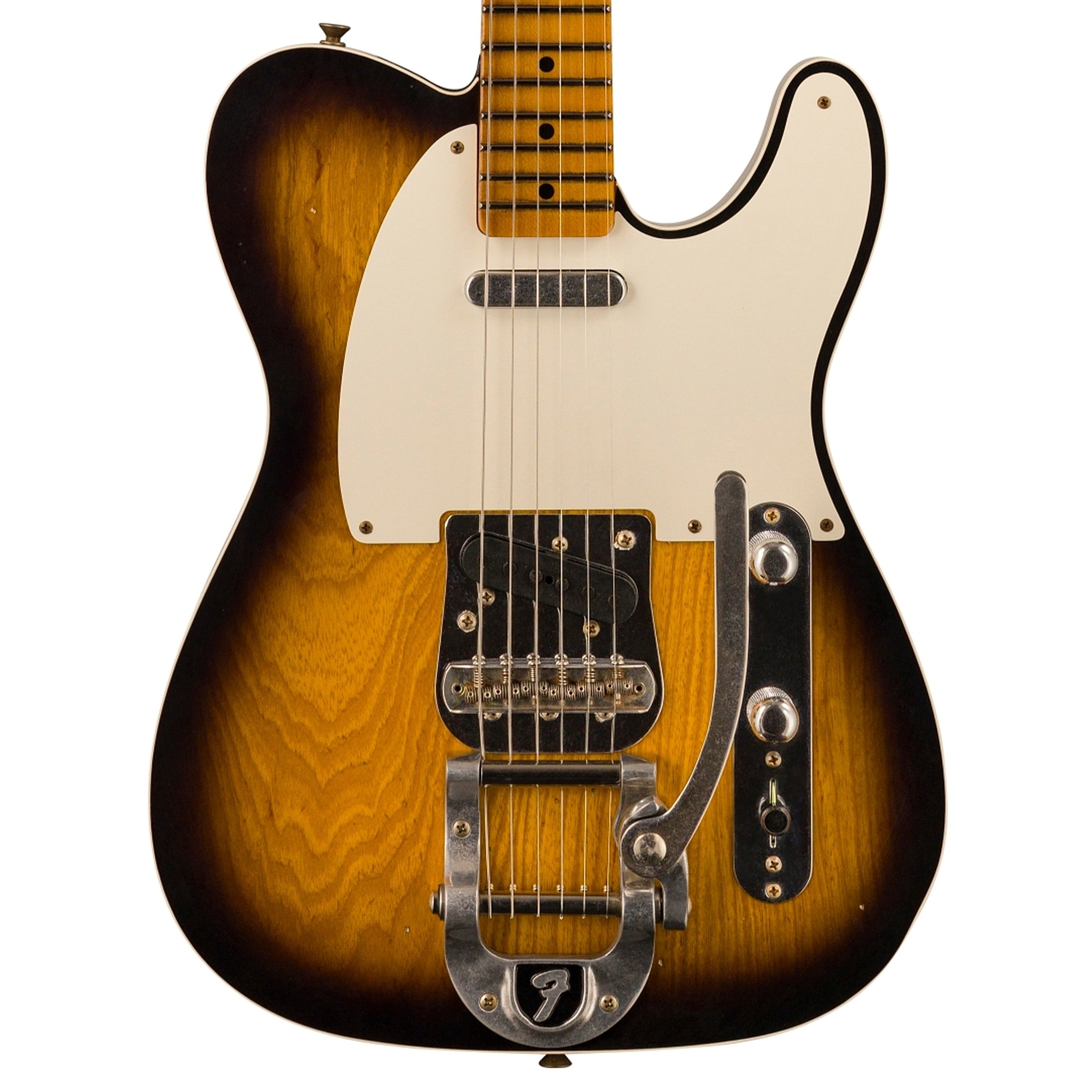 Fender Custom Shop Limited Edition Twisted Telecaster Custom Journeyman Relic, 2-Color Sunburst | Zoso Music Sdn Bhd