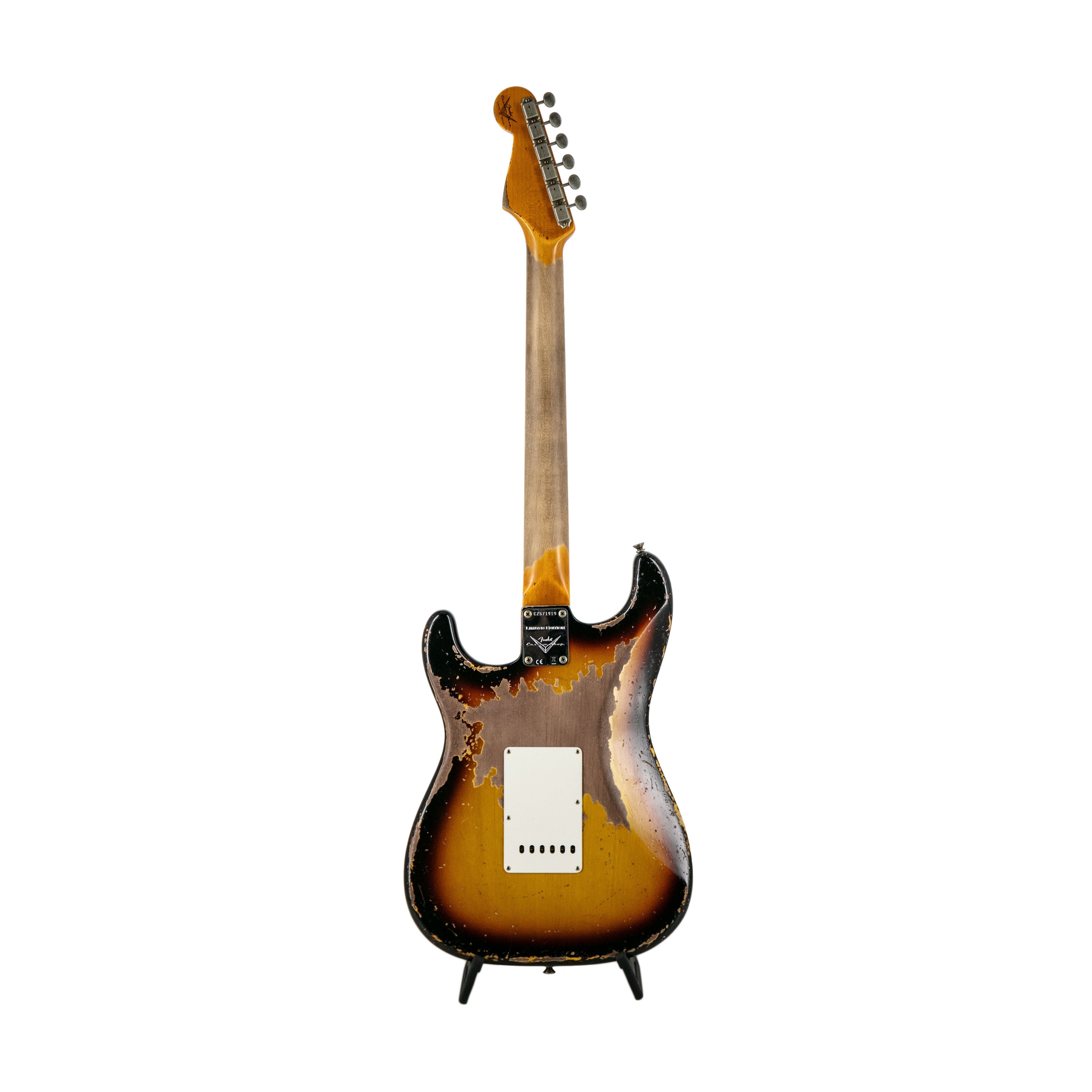 Fender Custom Shop 61 Bone Tone Stratocaster Super Heavy Relic Electric Guitar, Super Faded Aged 3-Color Sunburst |  FENDER |  ELECTRIC GUITAR |  Zoso Music