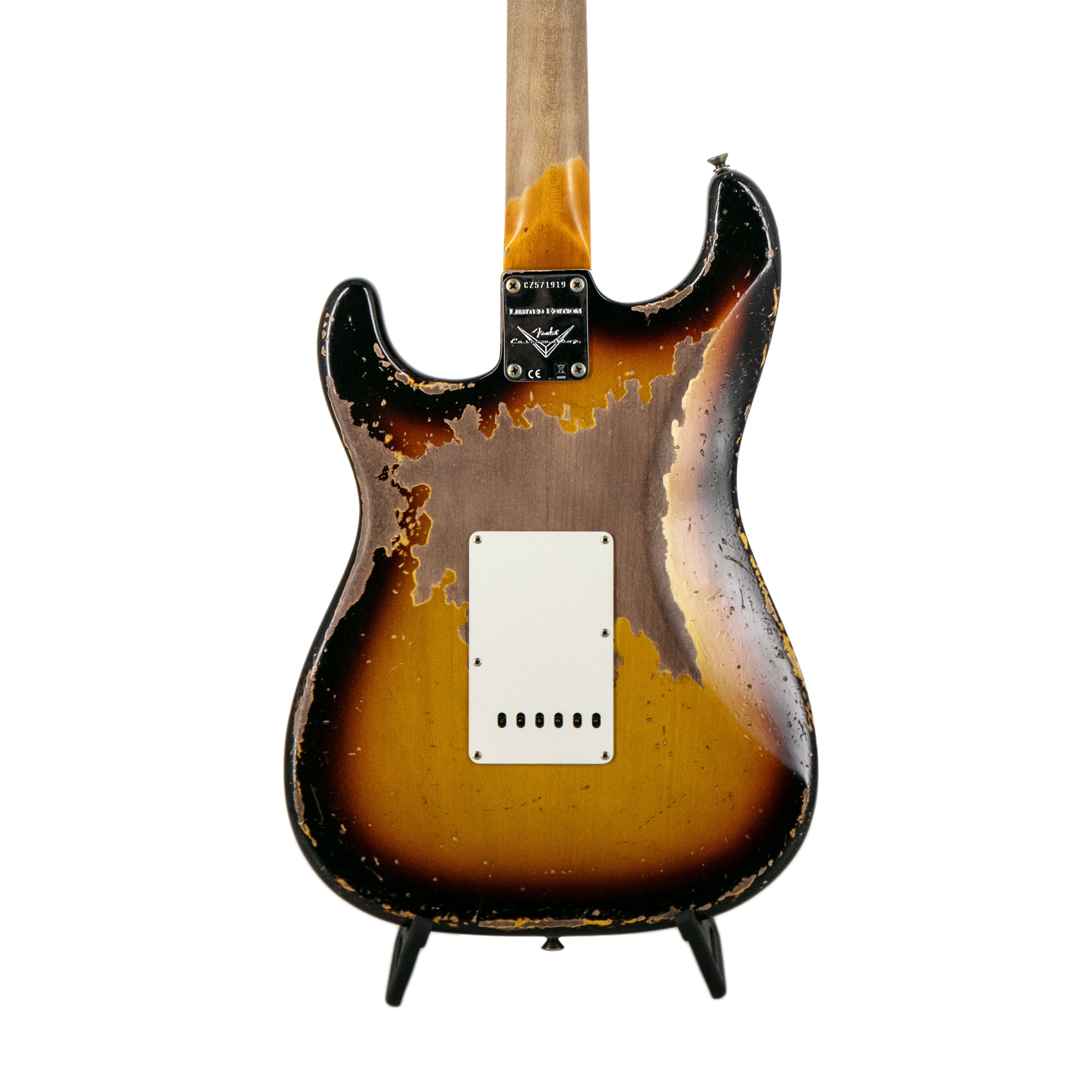 Fender Custom Shop 61 Bone Tone Stratocaster Super Heavy Relic Electric Guitar, Super Faded Aged 3-Color Sunburst |  FENDER |  ELECTRIC GUITAR |  Zoso Music