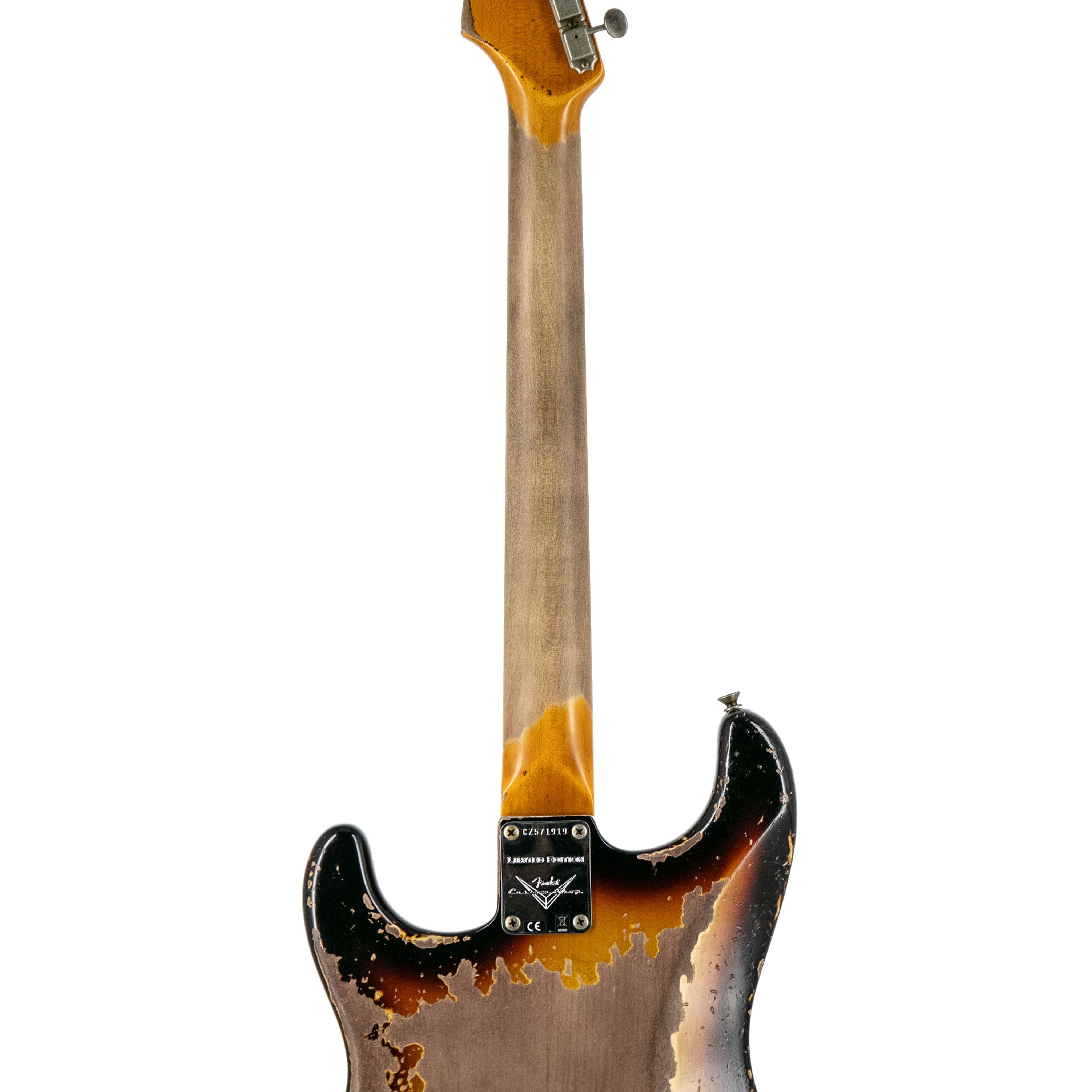 Fender Custom Shop 61 Bone Tone Stratocaster Super Heavy Relic Electric Guitar, Super Faded Aged 3-Color Sunburst |  FENDER |  ELECTRIC GUITAR |  Zoso Music