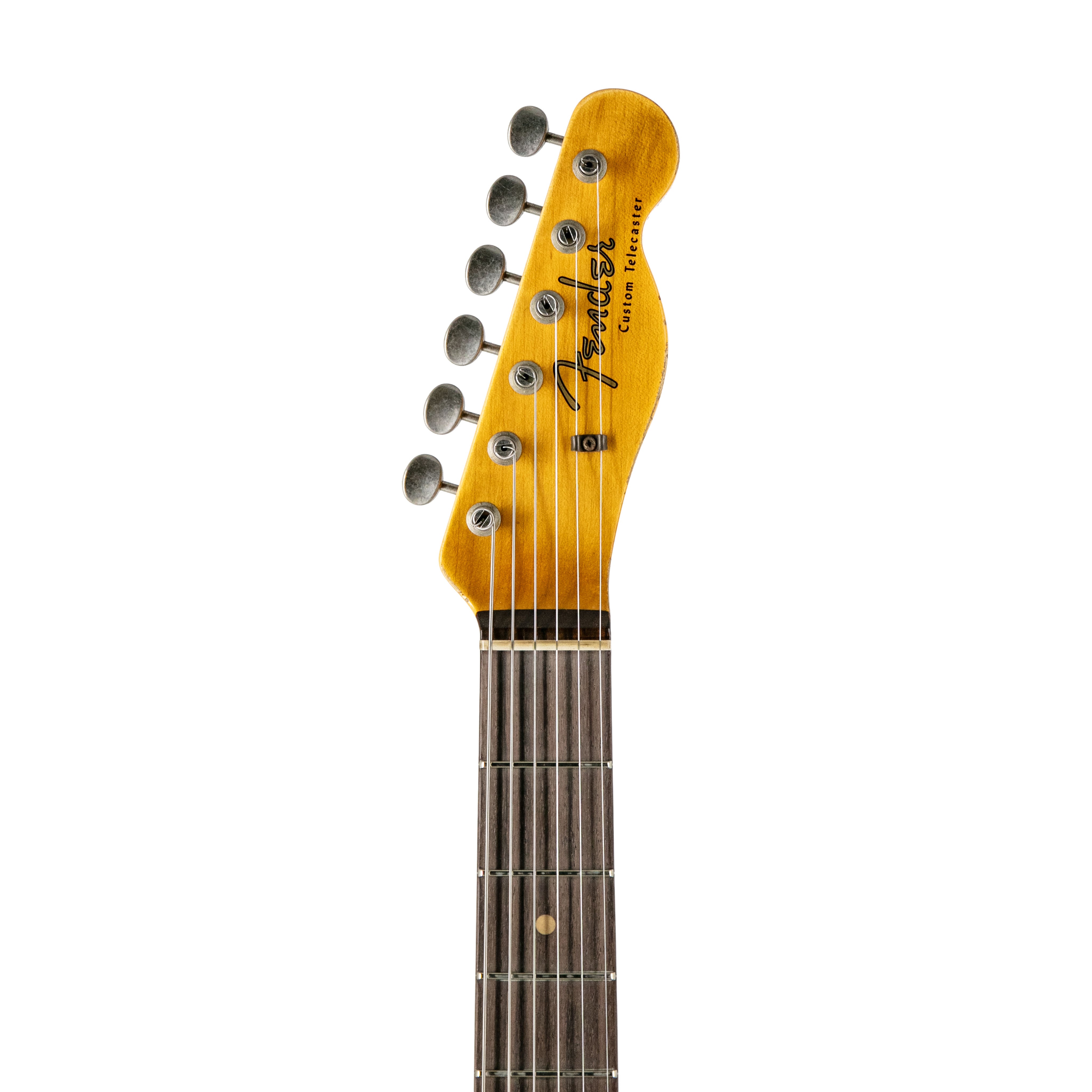 Fender Custom Shop Limited 1960 Telecaster Custom Relic Electric Guitar, Chocolate 3-Color Sunburst