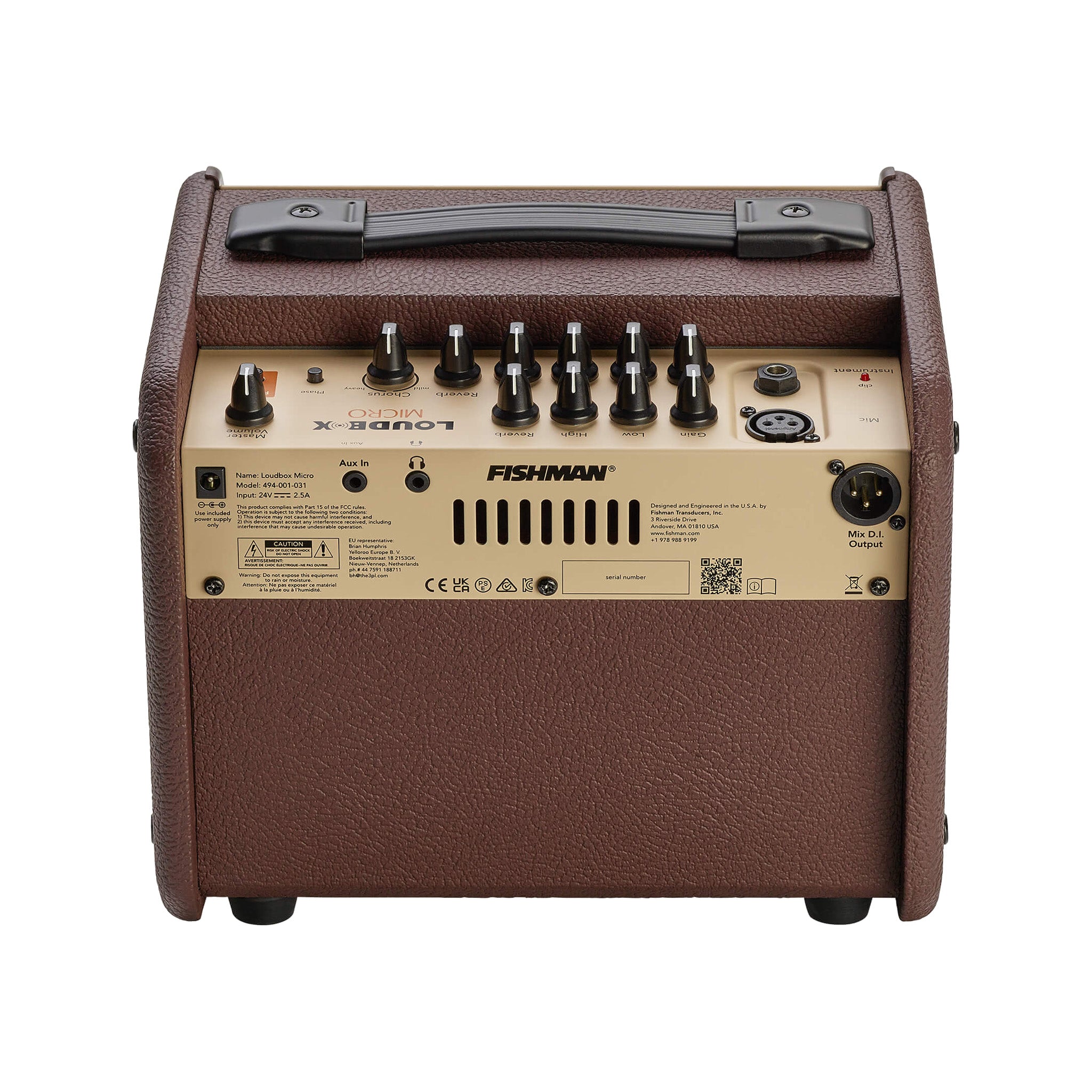Fishman Loudbox Micro Acoustic Guitar Amplifier, UK, 230V |  FISHMAN |  AMPLIFIER-ELECTRIC |  Zoso Music