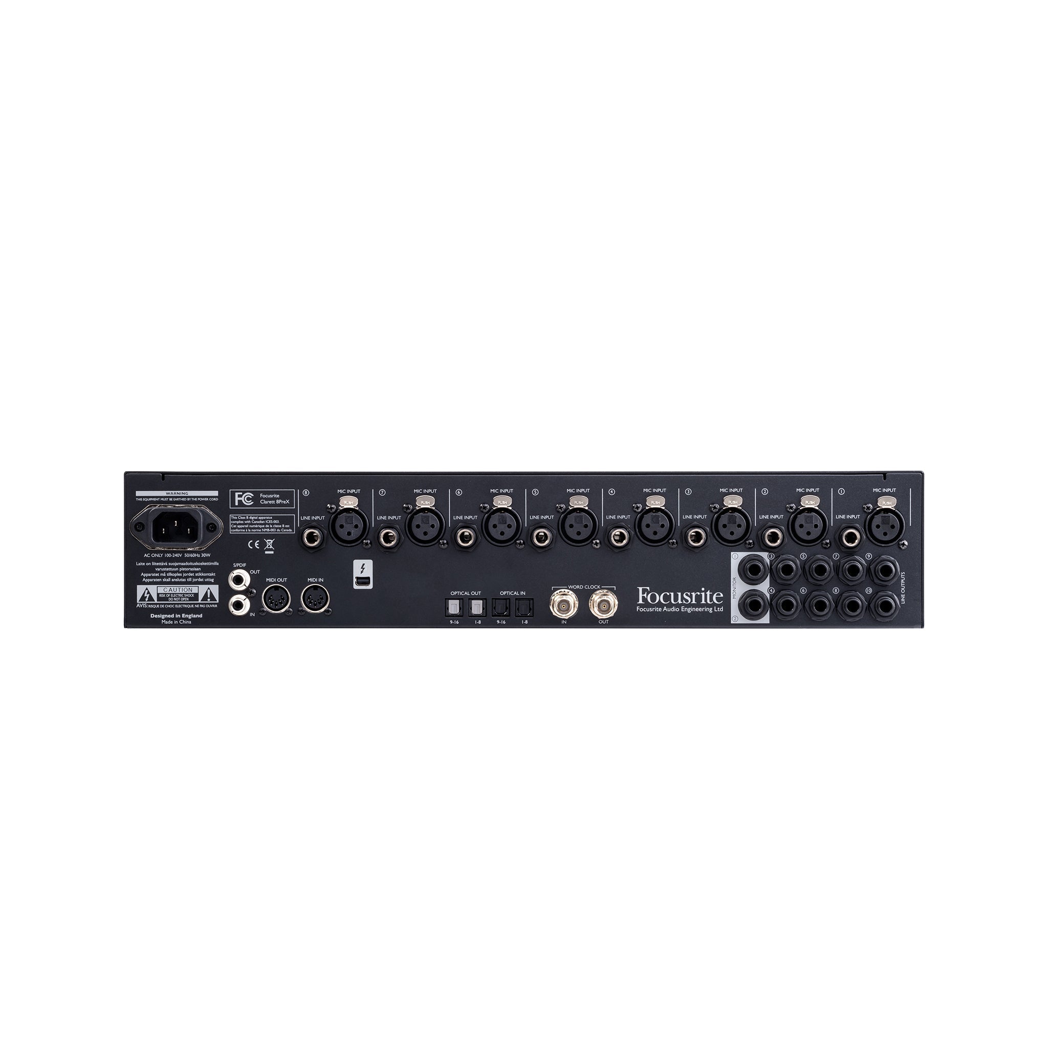 Focusrite Clarett 8 Pre X - Zoso Music