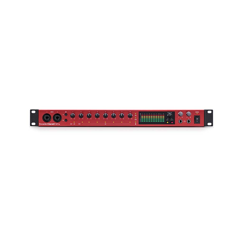 Focusrite Clarett+ 8Pre - Zoso Music