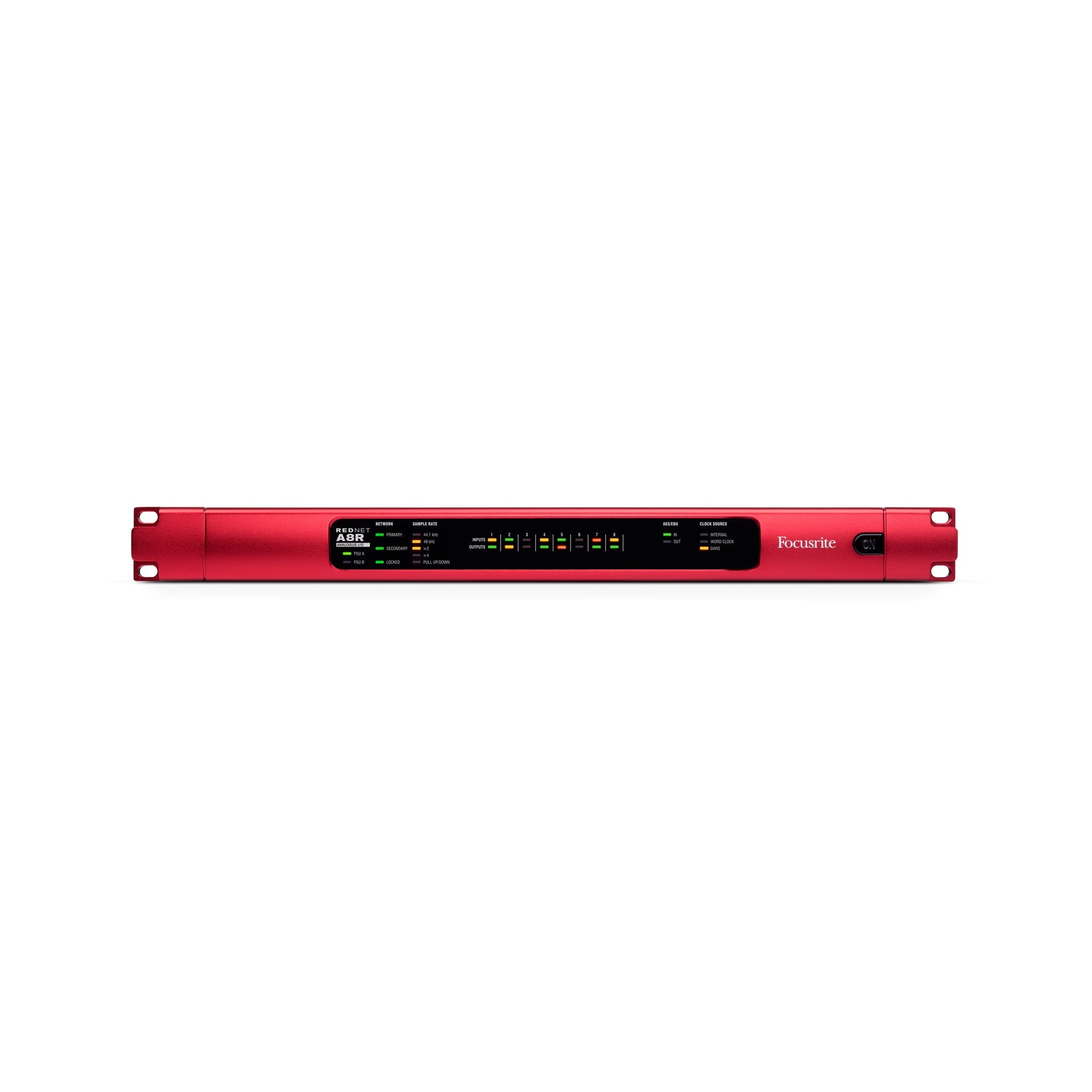 Focusrite Rednet A8R 8-in/8-out Ethernet Audio Network Interface with Power Supply Redundancy