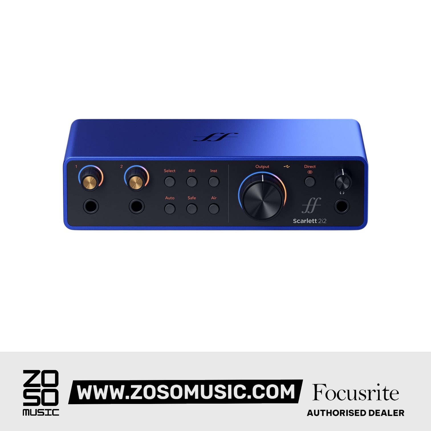 Focusrite Scarlett 2i2 4th Generation, Anniversary Edition |  FOCUSRITE |  AUDIO INTERFACE |  Zoso Music