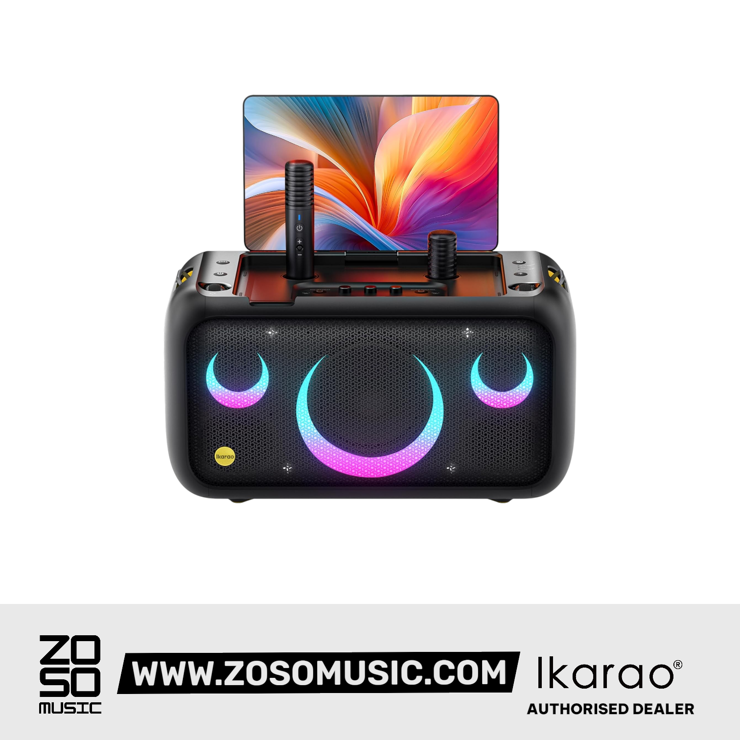 Ikarao Break X1 Portable Party Karaoke Machine |  IKARAO |  BLUETOOTH KARAOKE SPEAKER |  Zoso Music