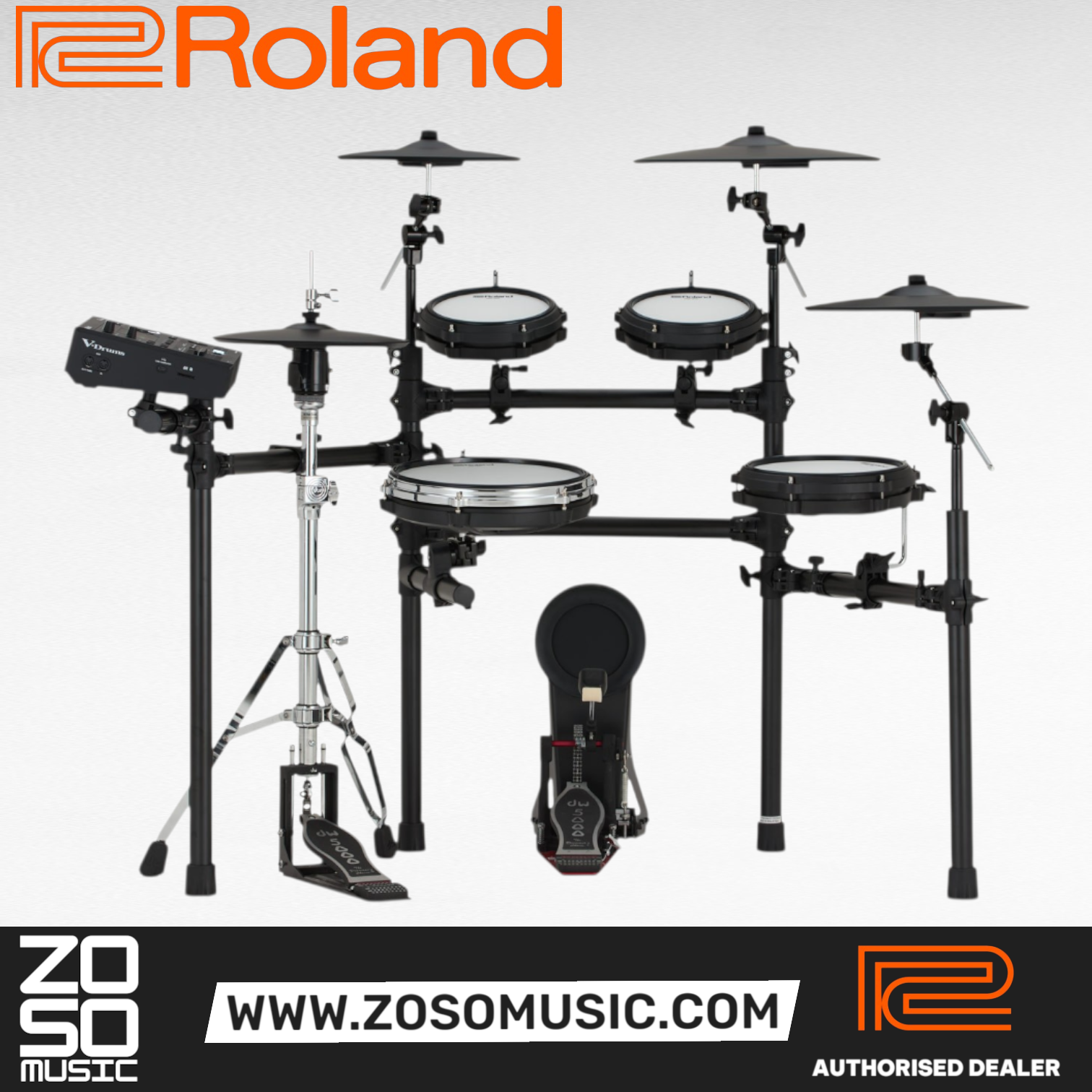 Roland V-Drums TD513 Electronic Drum Kit |  ROLAND |  DRUM-ELECTRONIC |  Zoso Music