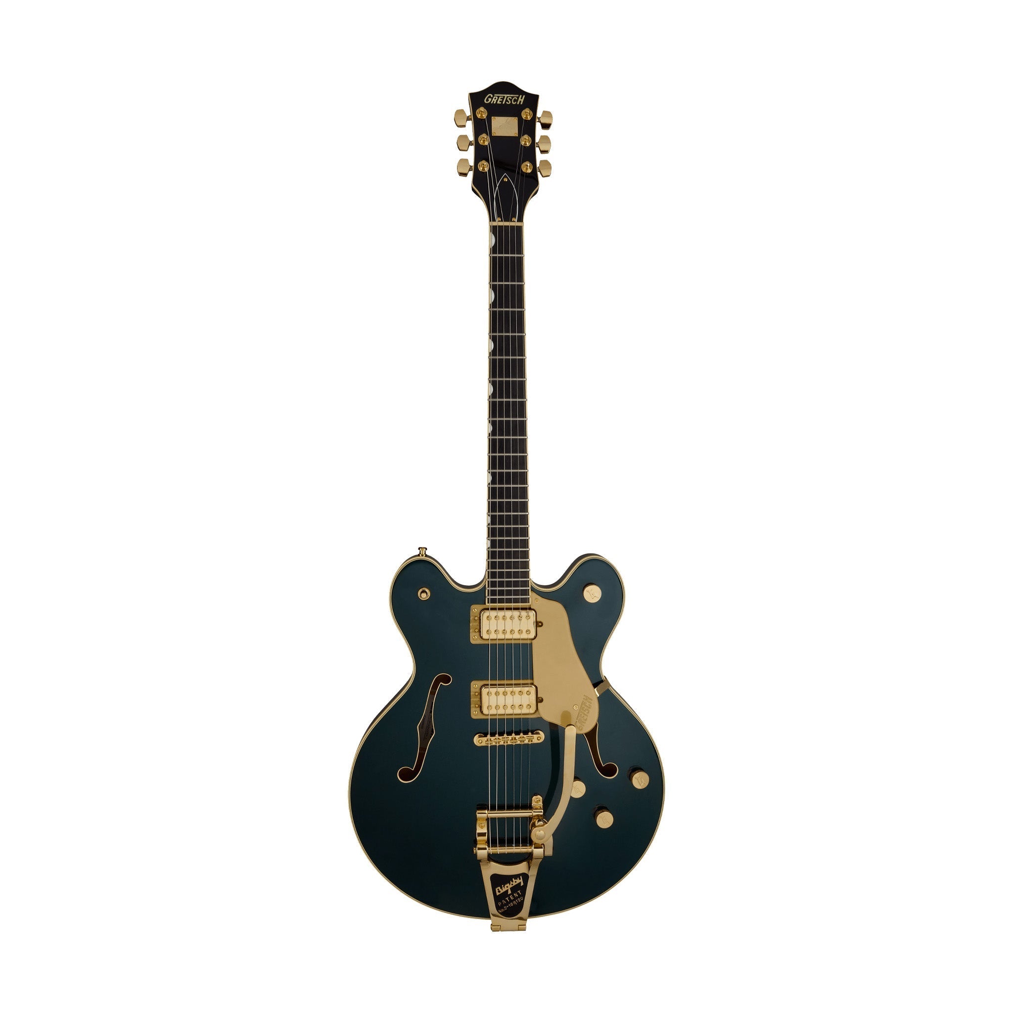 Gretsch Broadkaster LX Center Block Guitar w/String-Thru Bigsby & Gold Hardware, Cadillac Green |  GRETSCH |  ELECTRIC GUITAR |  Zoso Music