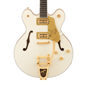Gretsch Falcon Center Block LTD Double-Cut w/String-Thru Bigsby Electric Guitar, Vintage White | Zoso Music Sdn Bhd