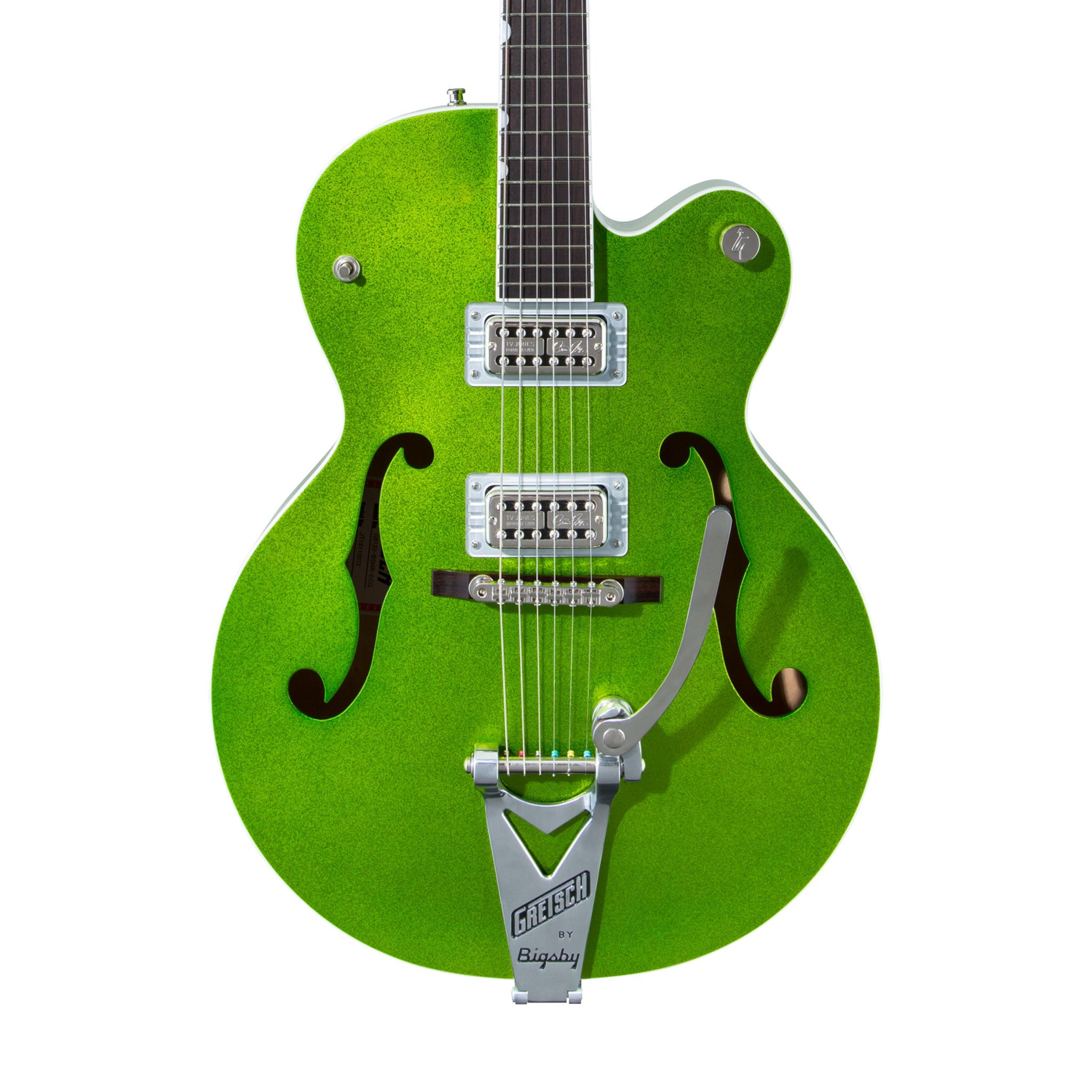 Gretsch G6120T Brian Setzer Signature Hot Rod Electric Guitar, Extreme Coolant Green Sparkle | Zoso Music Sdn Bhd