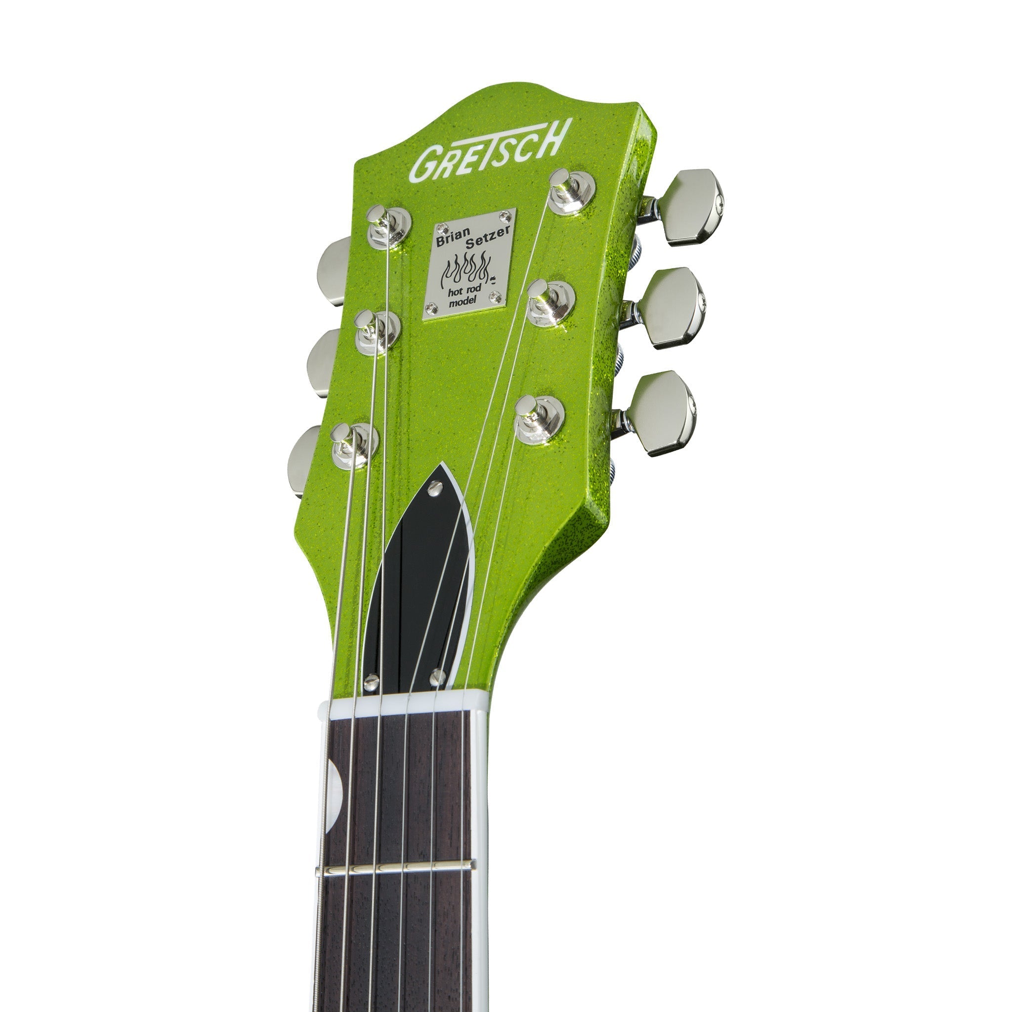 Gretsch G6120T Brian Setzer Signature Hot Rod Electric Guitar, Extreme Coolant Green Sparkle |  GRETSCH |  ELECTRIC GUITAR |  Zoso Music