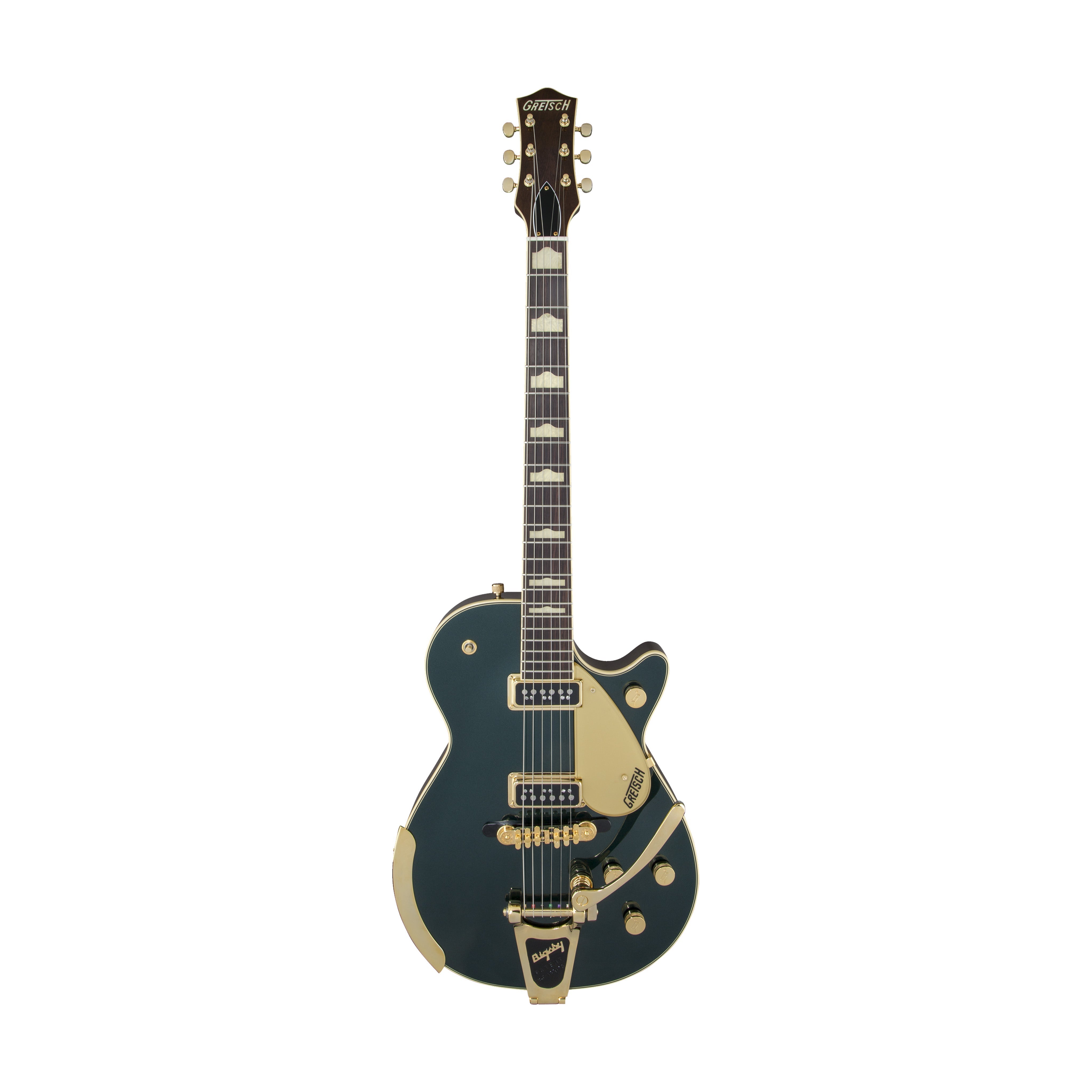 Gretsch G6128T-57 Vintage Select 57 Duo Jet Electric Guitar w/Bigsby, Cadillac Green |  GRETSCH |  ELECTRIC GUITAR |  Zoso Music