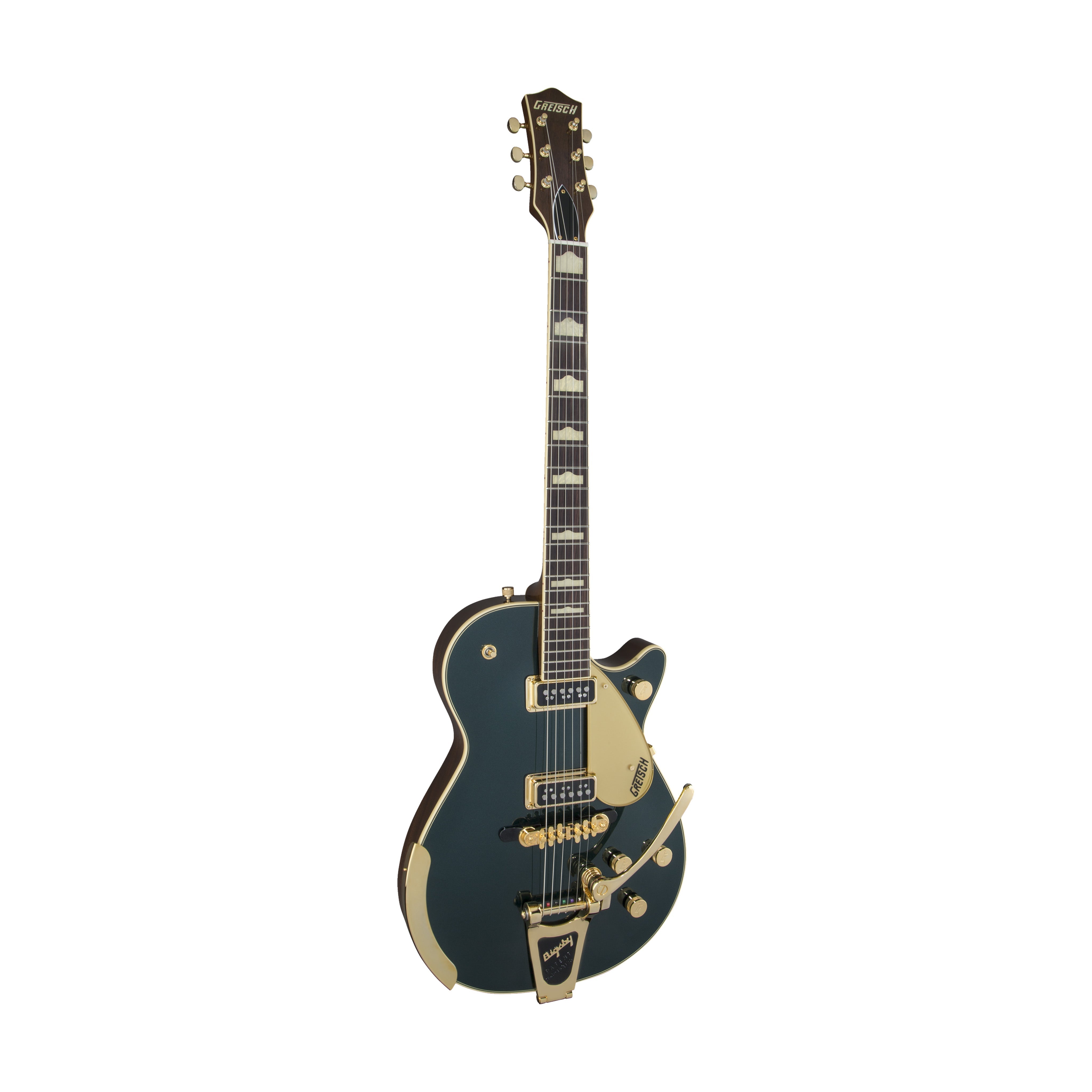 Gretsch G6128T-57 Vintage Select 57 Duo Jet Electric Guitar w/Bigsby, Cadillac Green |  GRETSCH |  ELECTRIC GUITAR |  Zoso Music