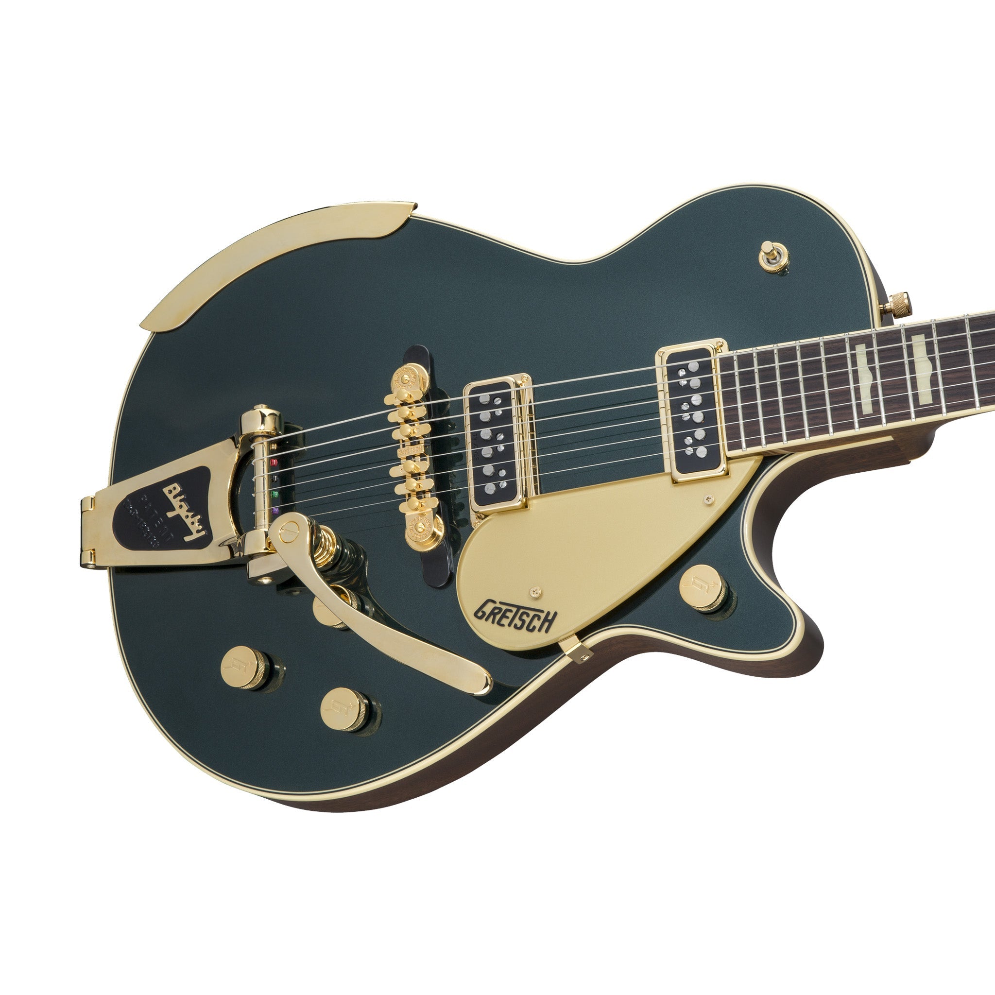 Gretsch G6128T-57 Vintage Select 57 Duo Jet Electric Guitar w/Bigsby, Cadillac Green