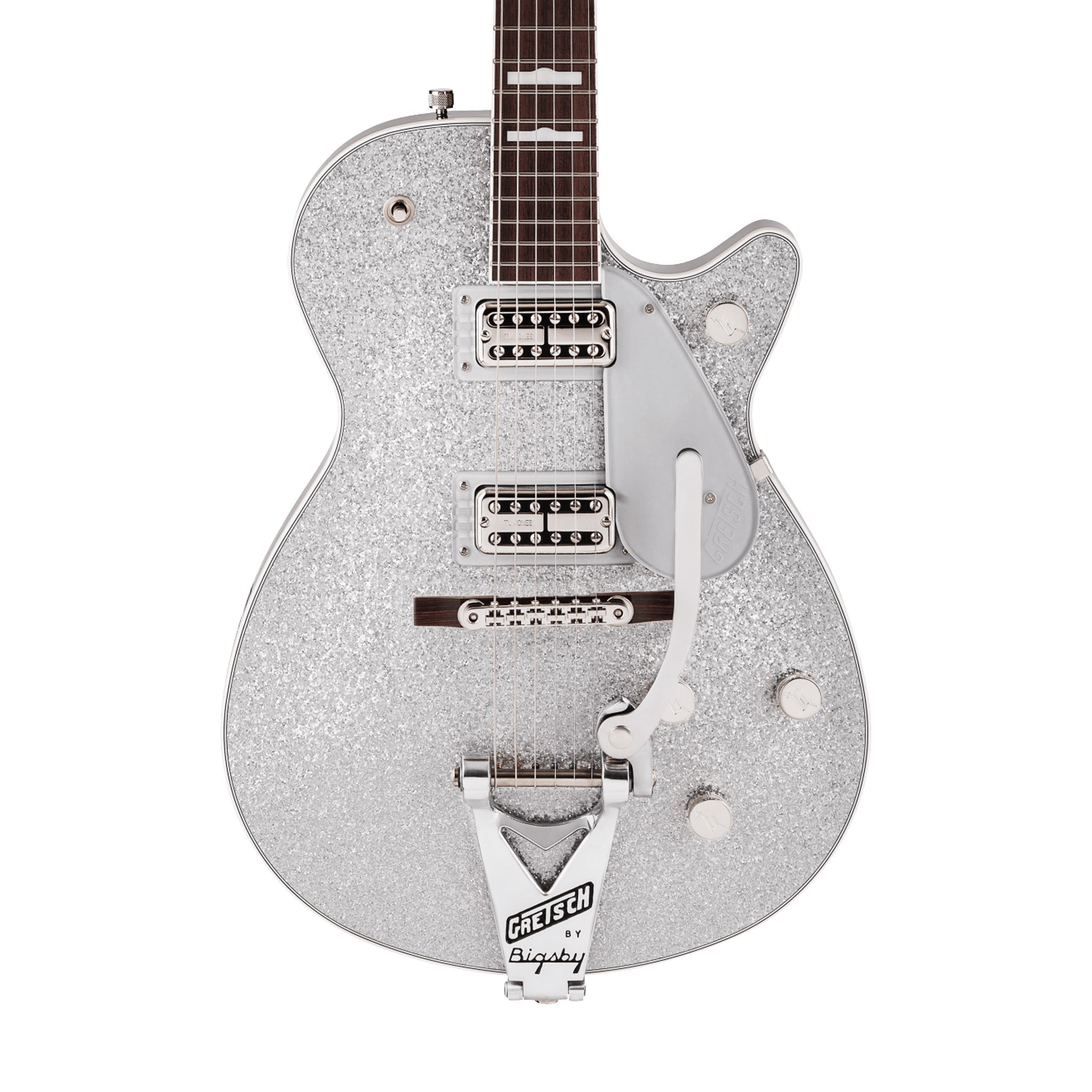 Gretsch G6129T-89VS Vintage Select 89 Sparkle Jet Electric Guitar, Silver Sparkle | Zoso Music Sdn Bhd