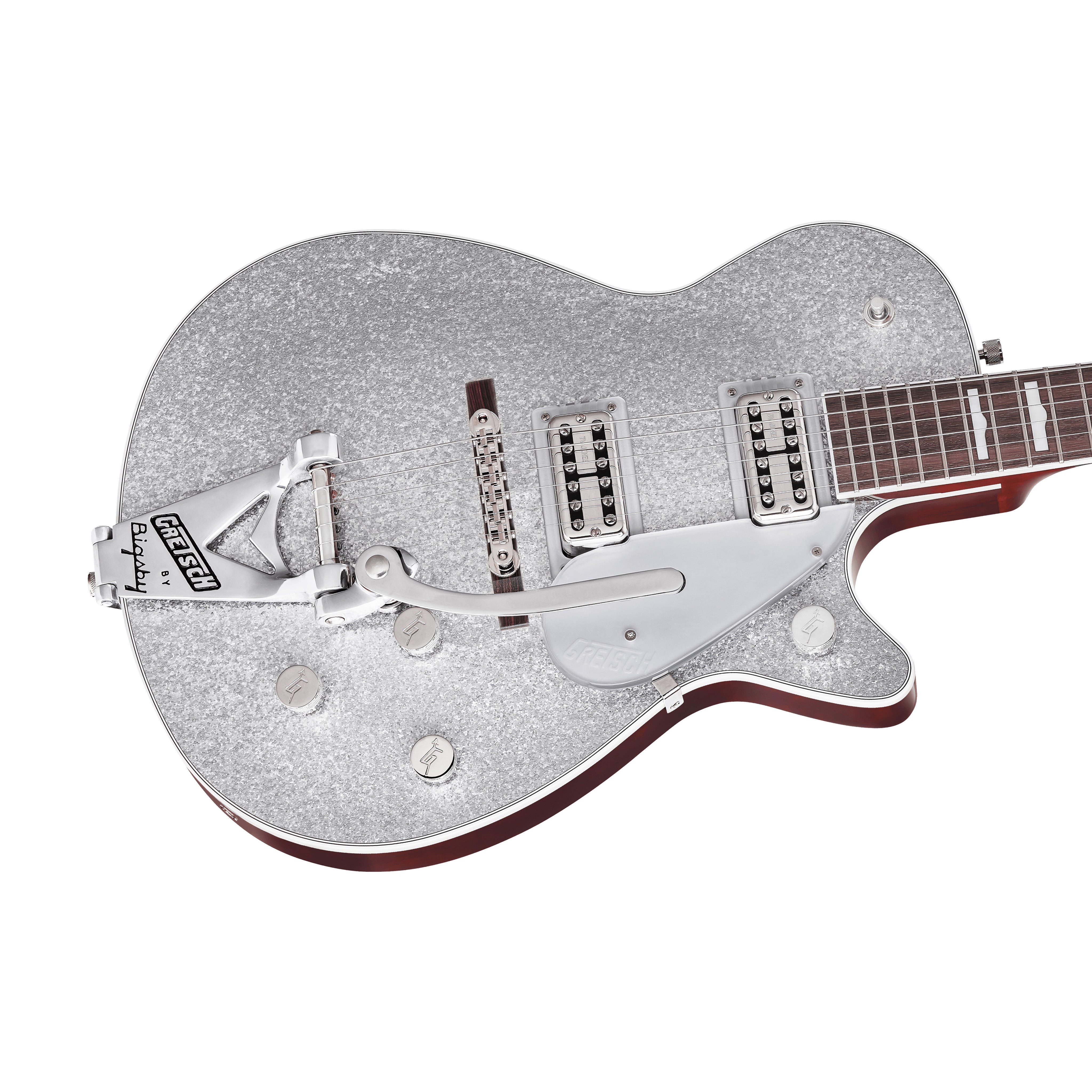Gretsch G6129T-89VS Vintage Select 89 Sparkle Jet Electric Guitar, Silver Sparkle |  GRETSCH |  ELECTRIC GUITAR |  Zoso Music