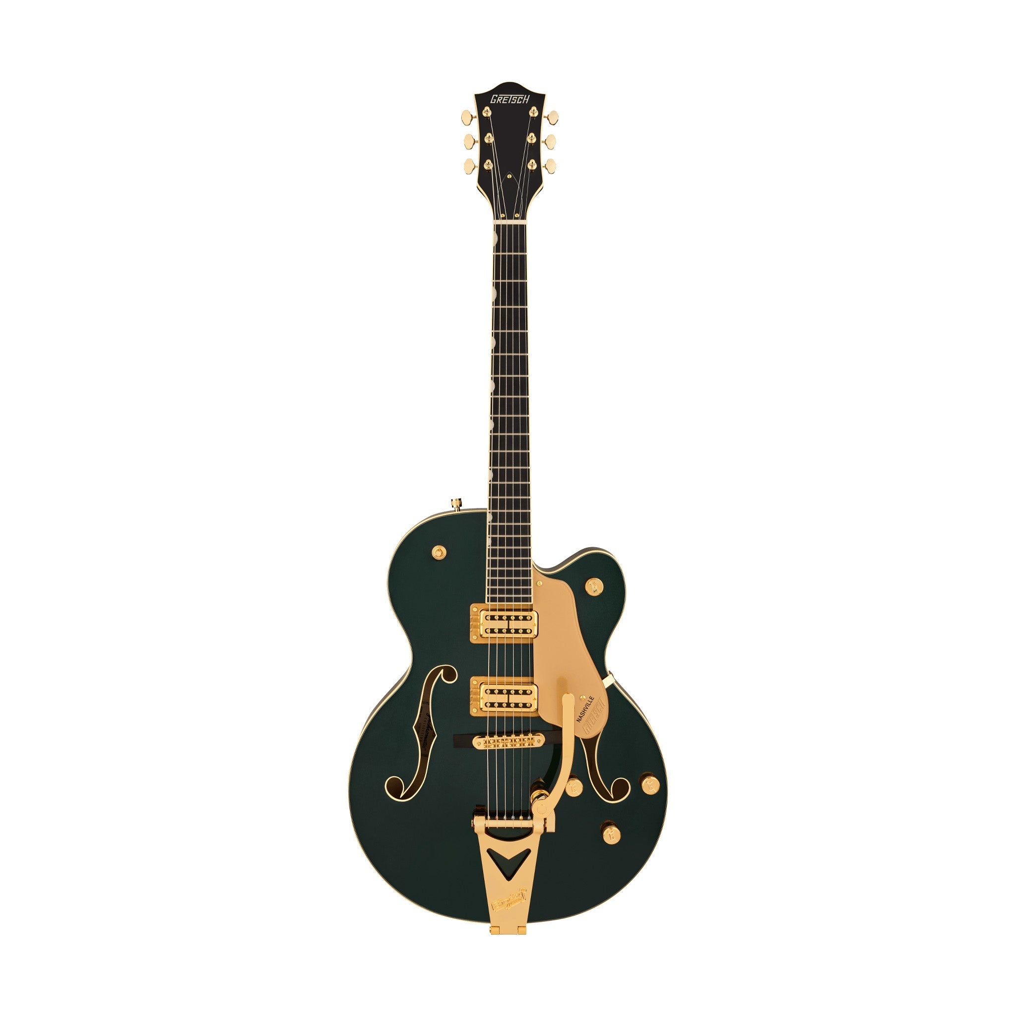 Gretsch Synchromatic Nashville Hollow Body Single-Cut w/Bigsby Electric Guitar, Cadillac Green |  GRETSCH |  ELECTRIC GUITAR |  Zoso Music