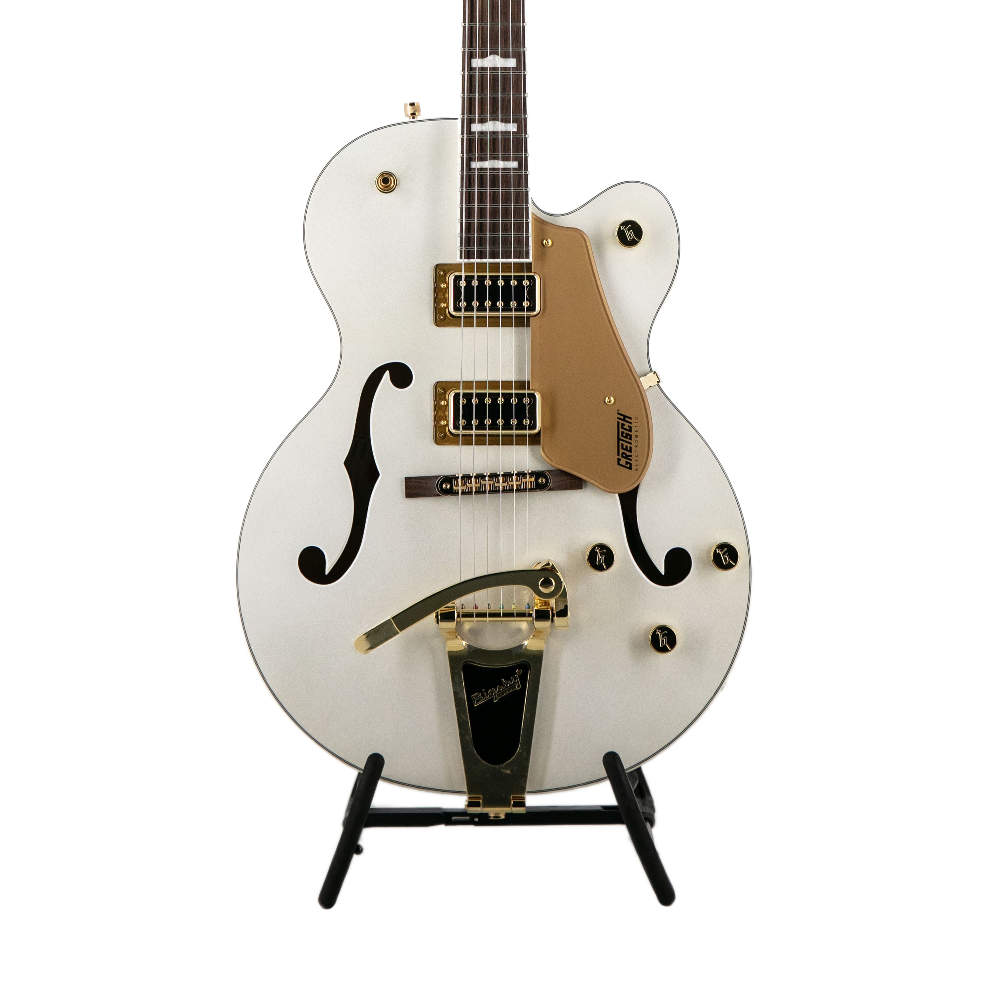 Gretsch FSR G5427TG Electromatic Hollow Body Single-Cut Guitar, Champagne White | Zoso Music Sdn Bhd