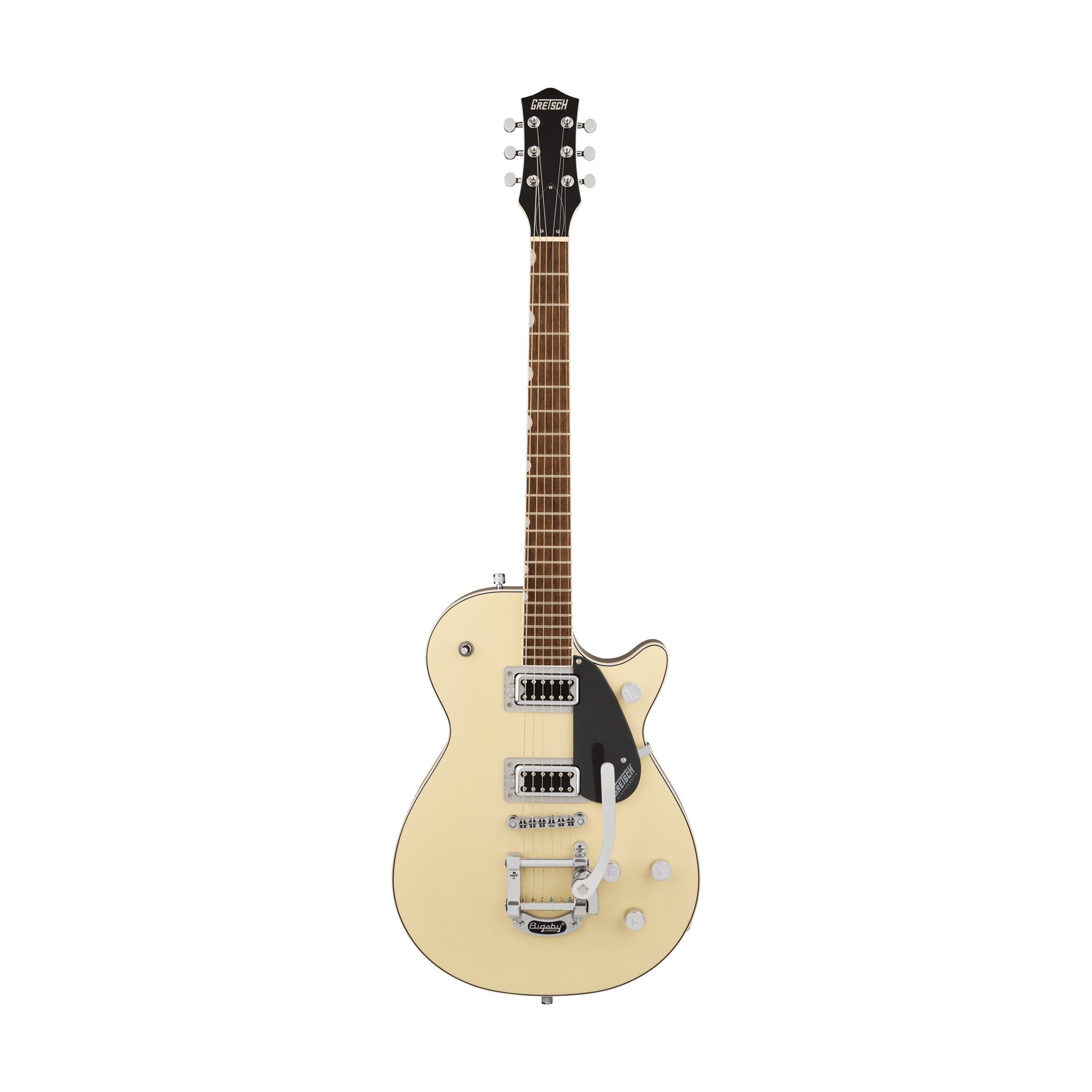 Gretsch G5230T Electromatic Jet FT Single-Cut Guitar w/Bigsby, Vintage White/London Grey |  GRETSCH |  ELECTRIC GUITAR |  Zoso Music