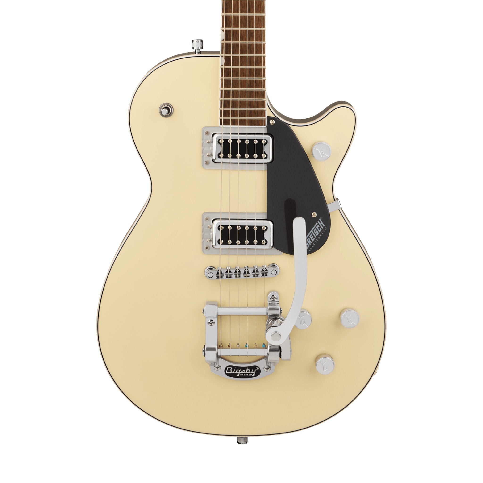 Gretsch G5230T Electromatic Jet FT Single-Cut Guitar w/Bigsby, Vintage White/London Grey | Zoso Music Sdn Bhd