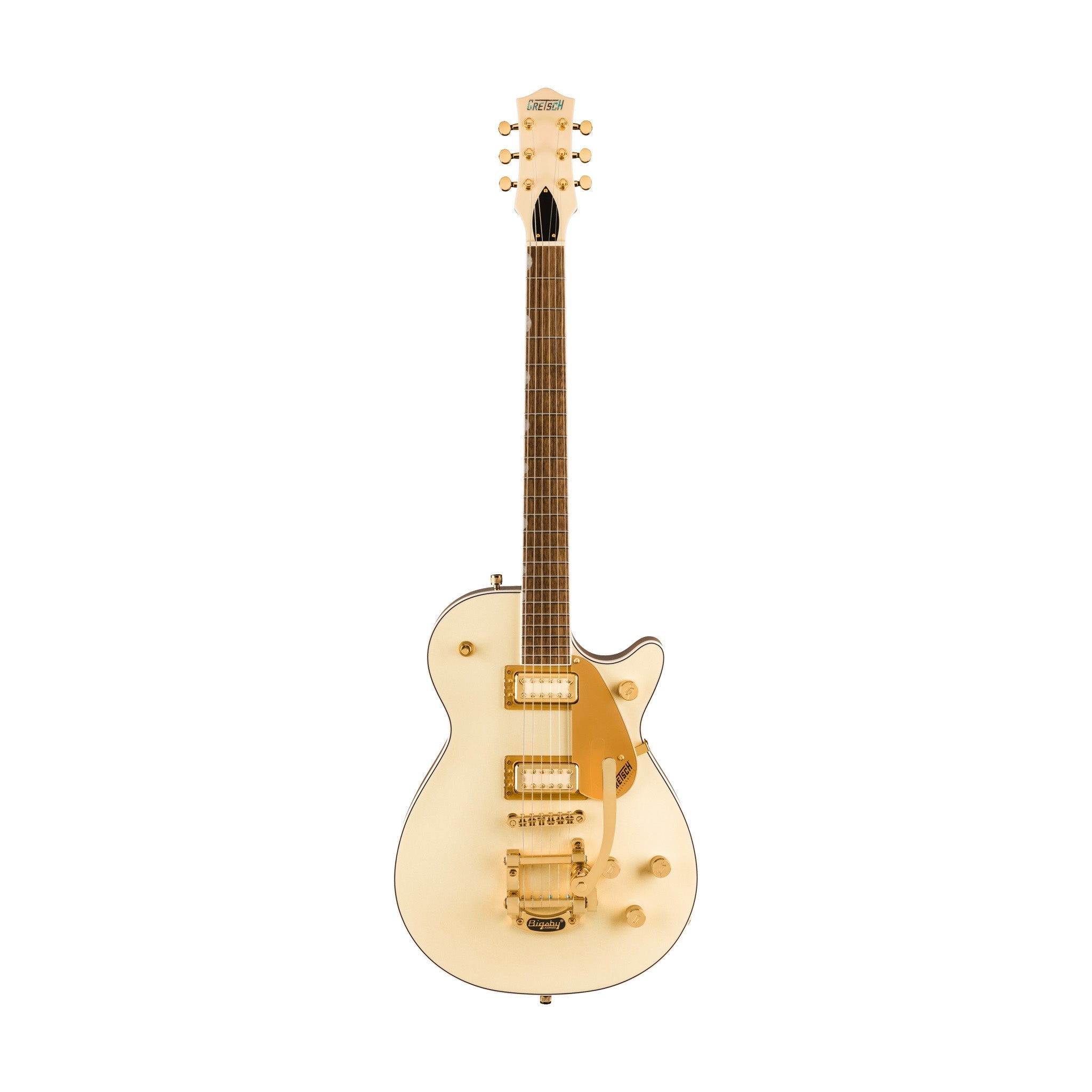Gretsch Electromatic Pristine LTD Jet Electric Guitar w/Bigsby, Laurel FB, White Gold |  GRETSCH |  ELECTRIC GUITAR |  Zoso Music