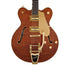 Gretsch Electromatic LTD Flame Okoume Broadkaster Double-Cut Guitar w/Bigsby, RW FB, Roundup Orange | Zoso Music Sdn Bhd