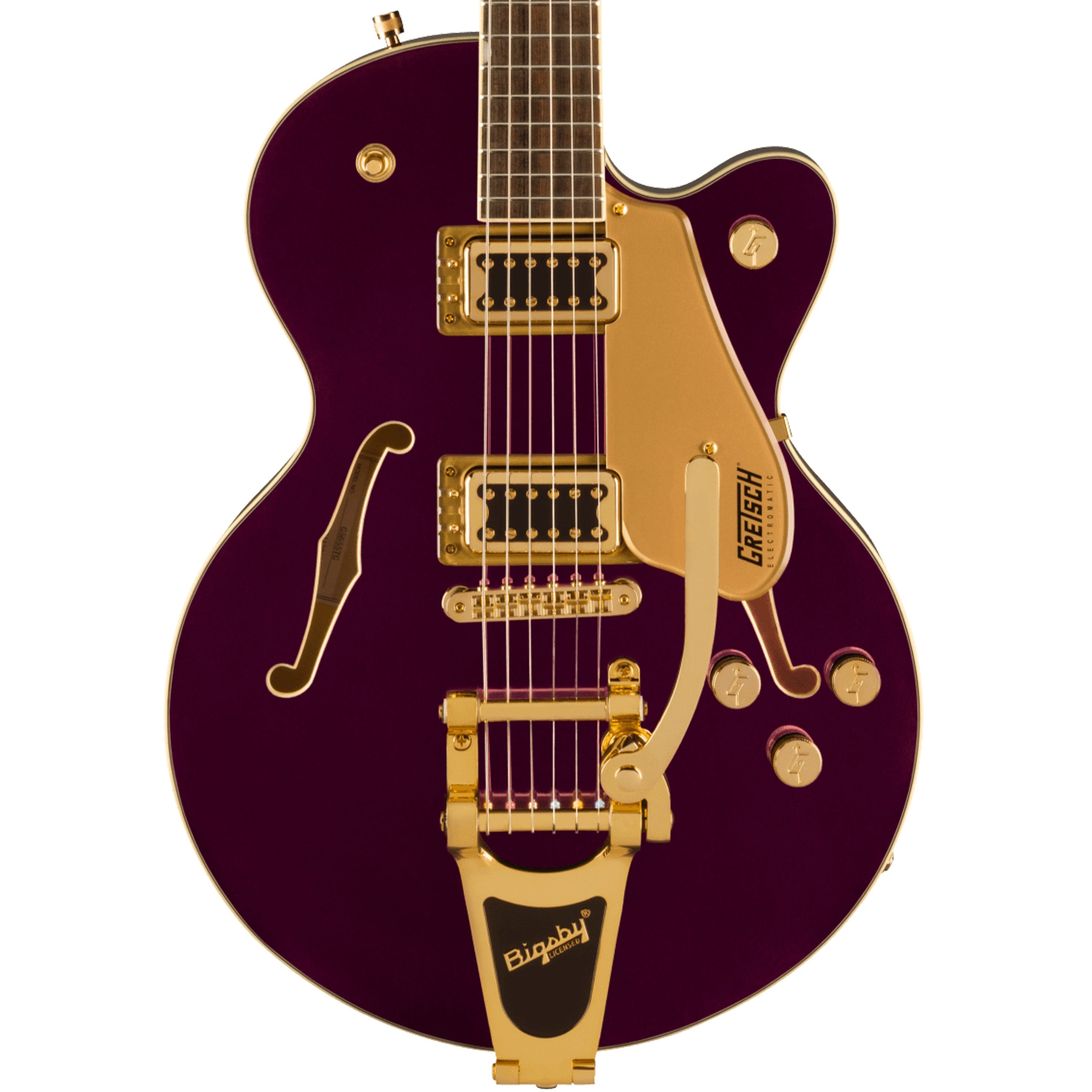 Gretsch G5655TG Electromatic Centre Block Jr Single-Cut Guitar w/Bigsby, Laurel FB, Amethyst | Zoso Music Sdn Bhd