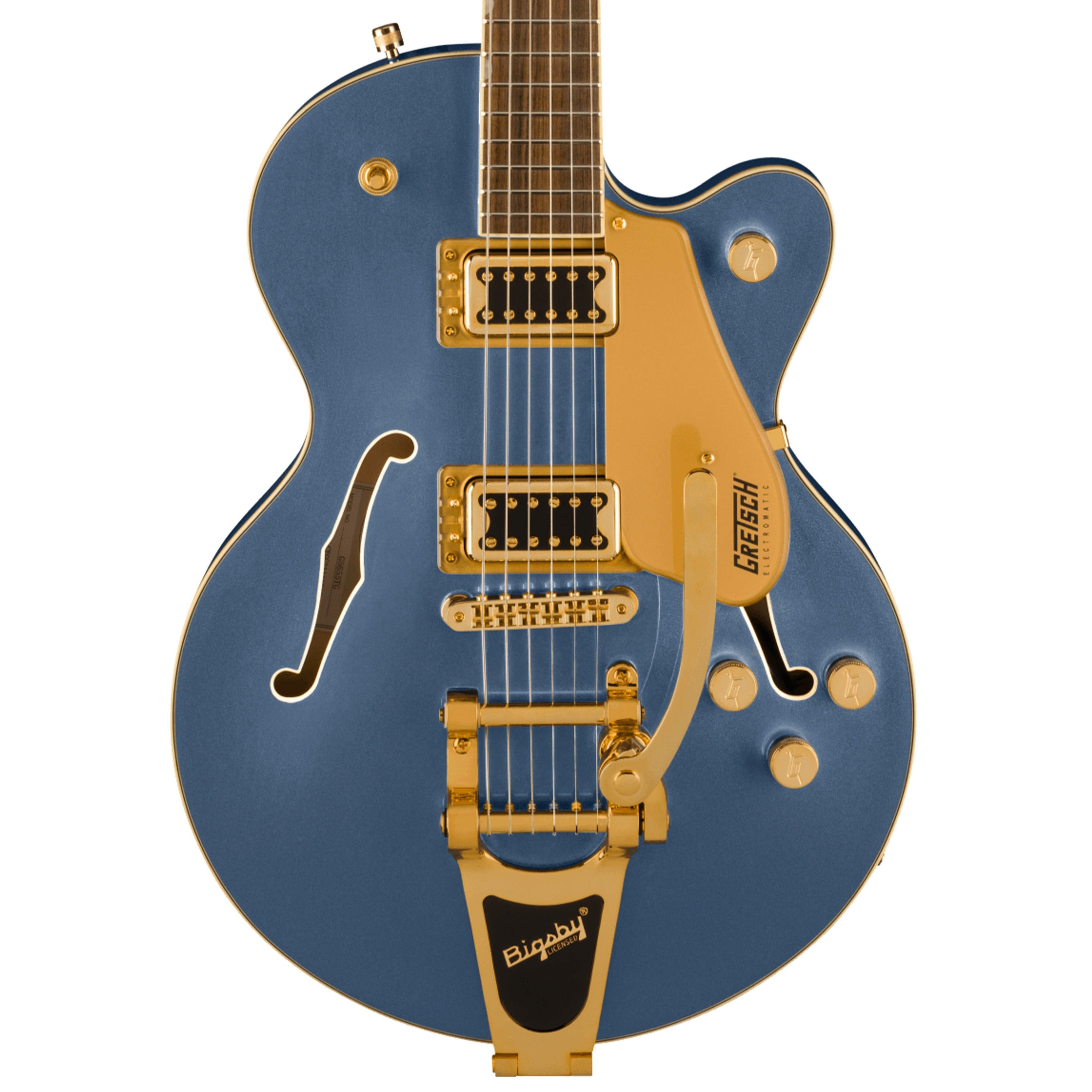Gretsch G5655TG Electromatic Centre Block Jr Single-Cut Guitar w/Bigsby, Laurel FB, Cerulean Smoke | Zoso Music Sdn Bhd