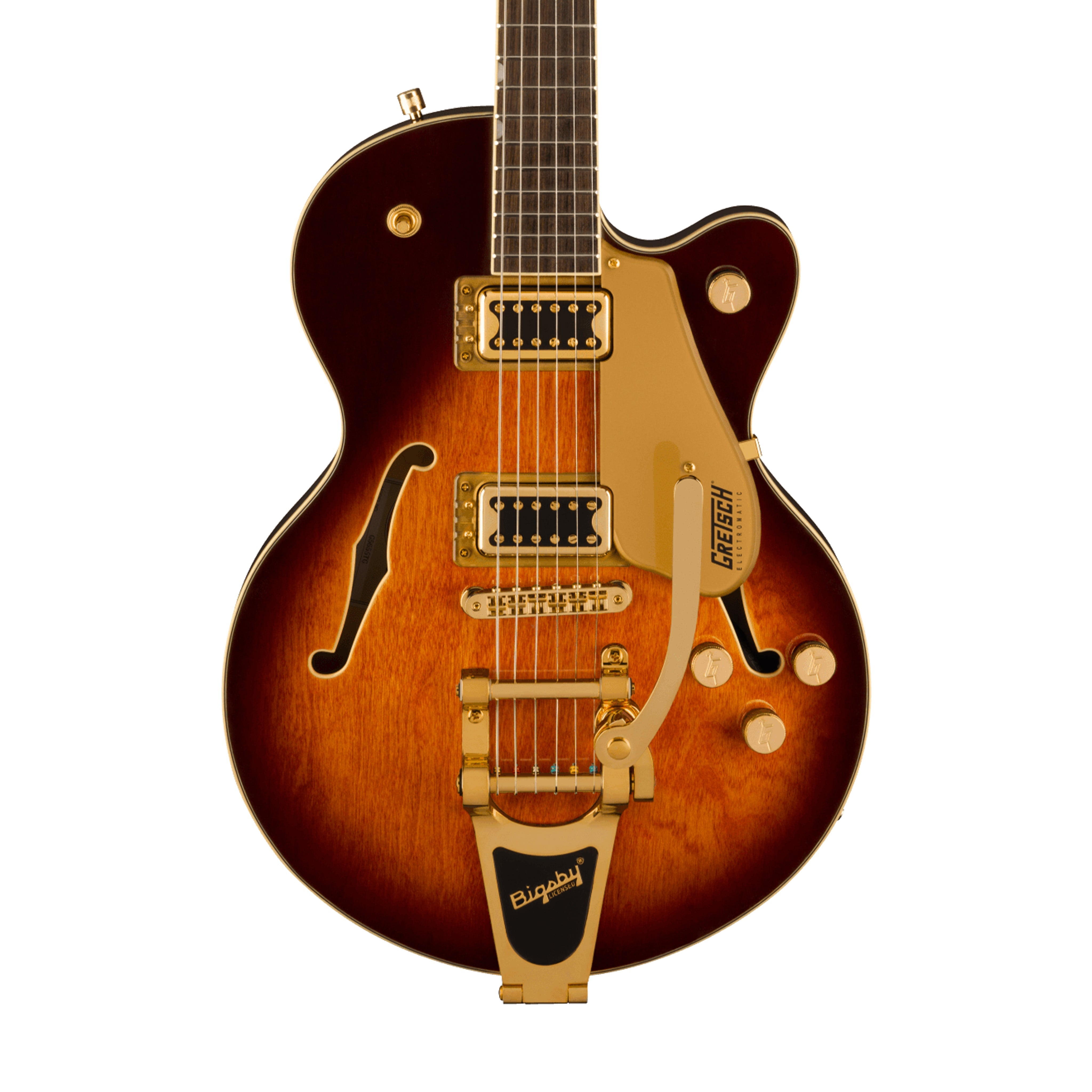 Gretsch G5655TG Electromatic Centre Block Jr Single-Cut w/Bigsby, Laurel FB, Single Barrel Burst | Zoso Music Sdn Bhd