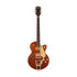 Gretsch Electromatic LTD Flame Okoume Broadkaster Jr Single-Cut Guitar w/Bigsby, Roundup Orange |  GRETSCH |  ELECTRIC GUITAR |  Zoso Music